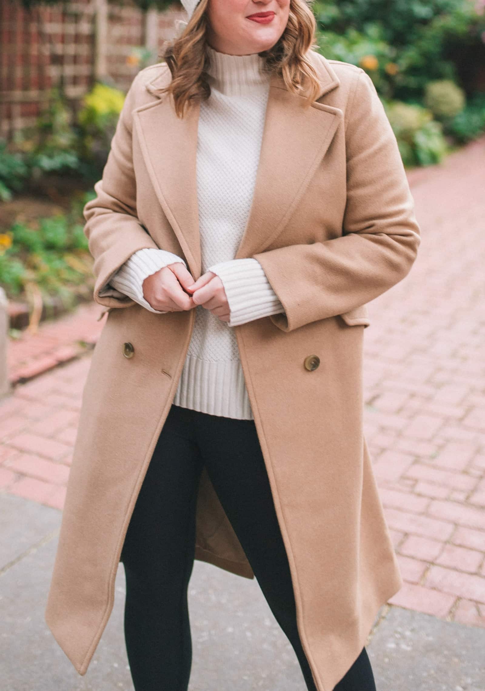 Everlane camel Over Coat I wit & whimsy