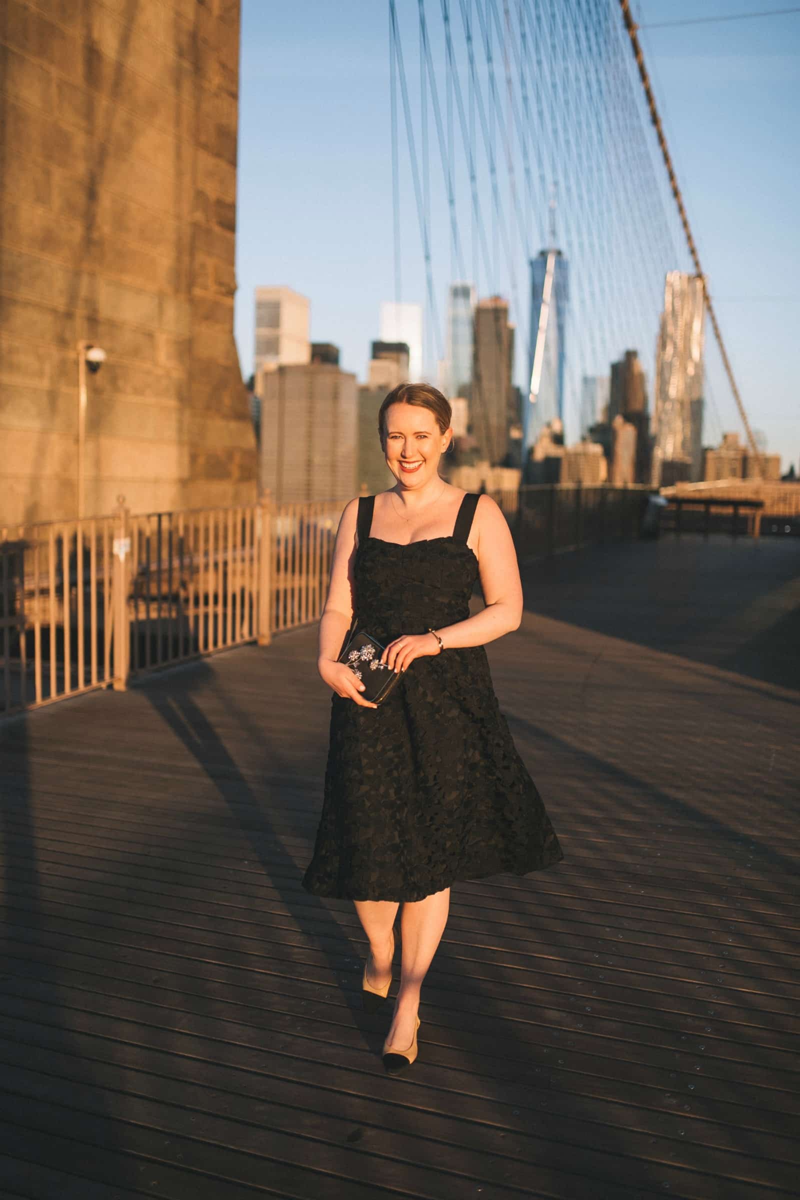 Little Black Lace Midi Dress I wit & whimsy