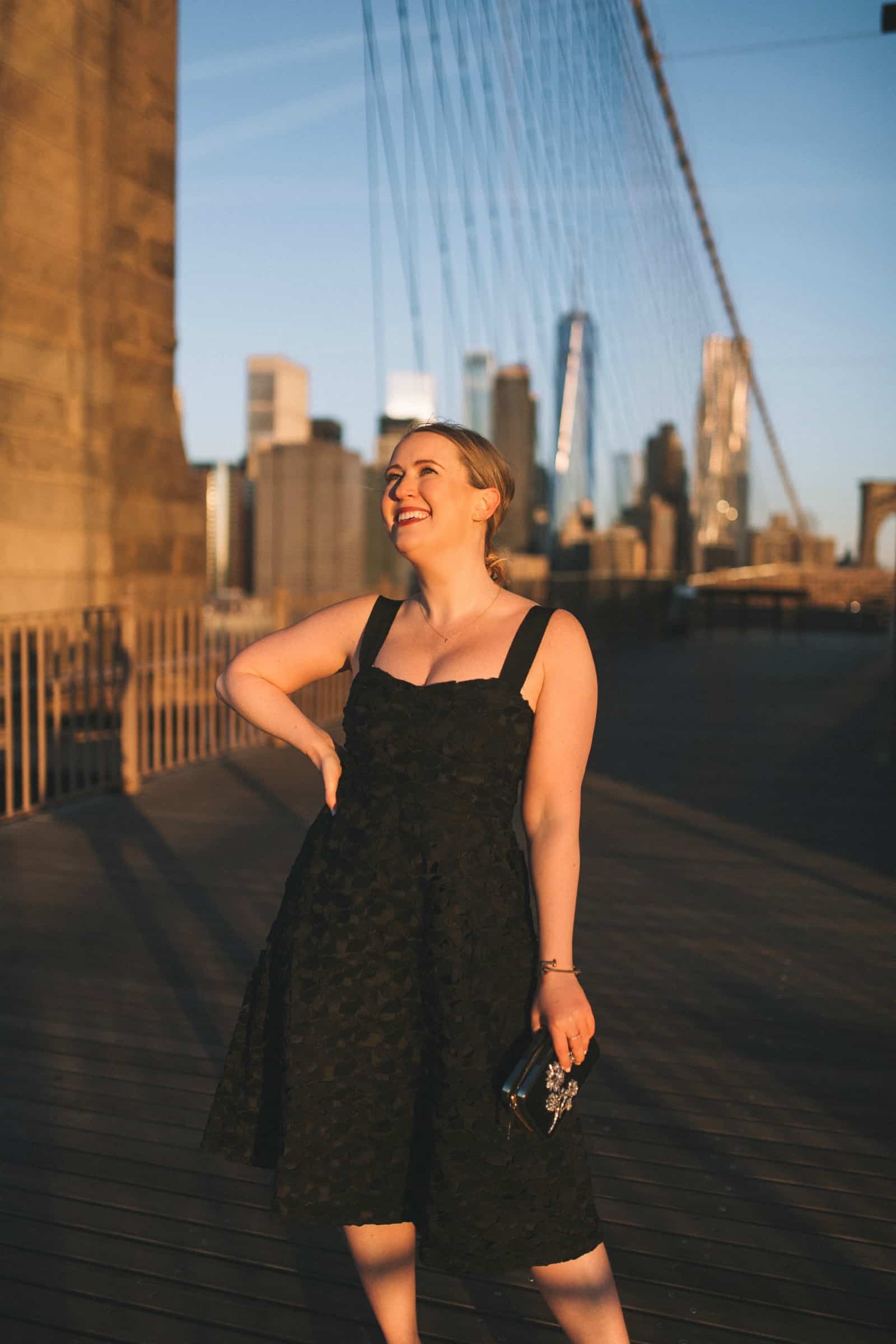 Little Black Lace Midi Dress I wit & whimsy