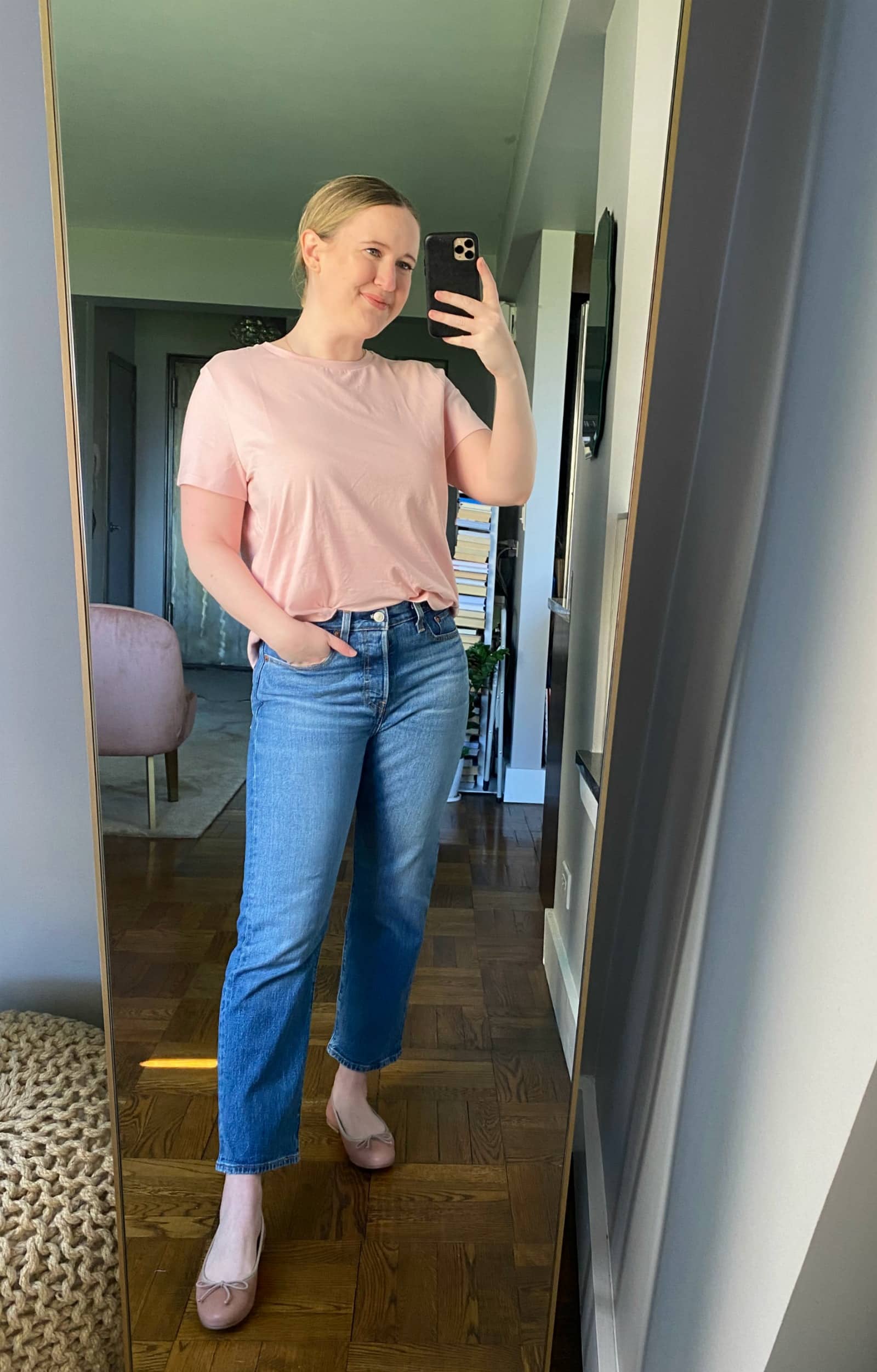 Cropped Pima Cotton Tee