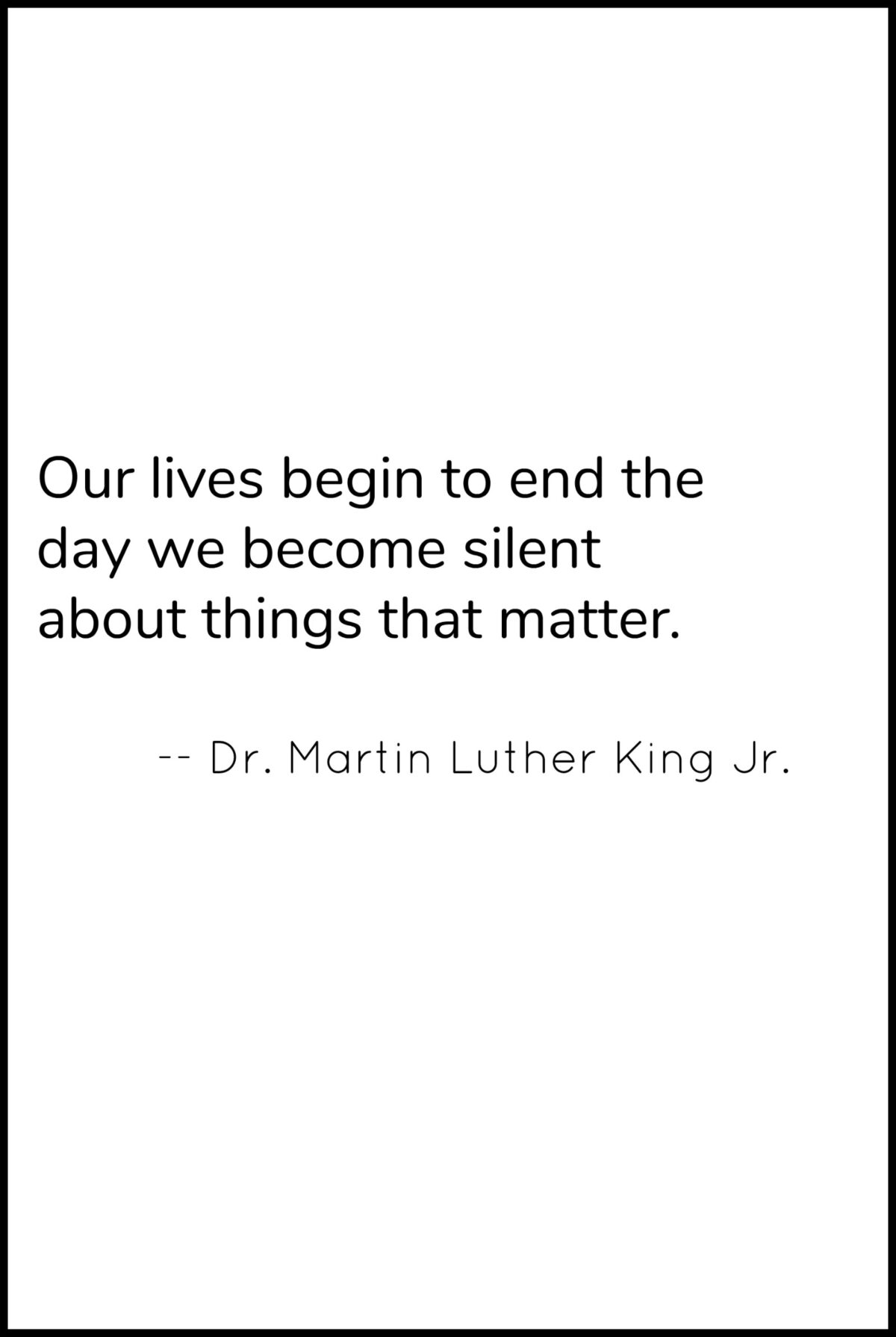 MLK quote