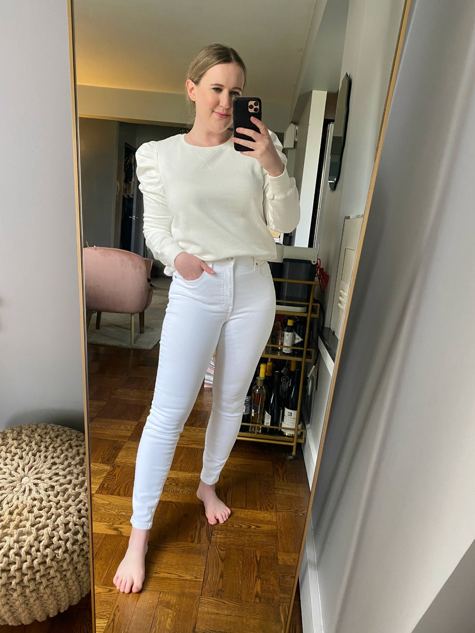 Everlane White Jeans