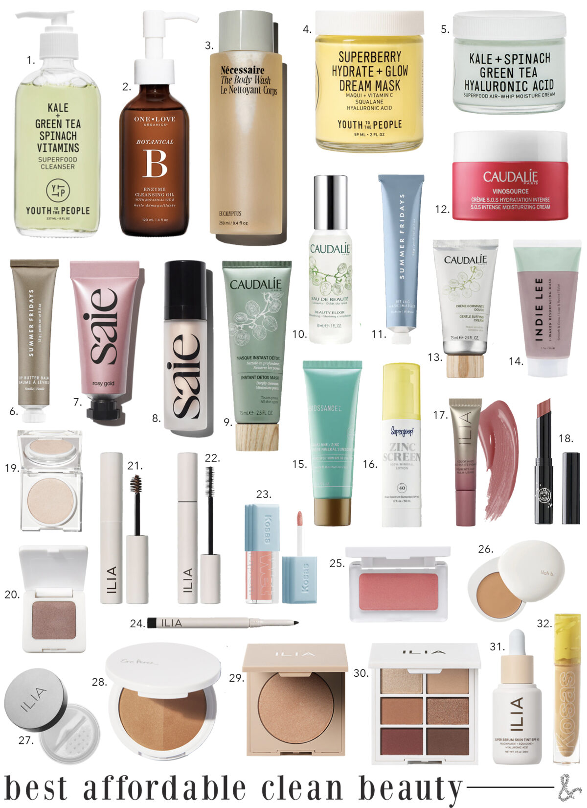 Affordable Clean Beauty Products I wit & whimsy