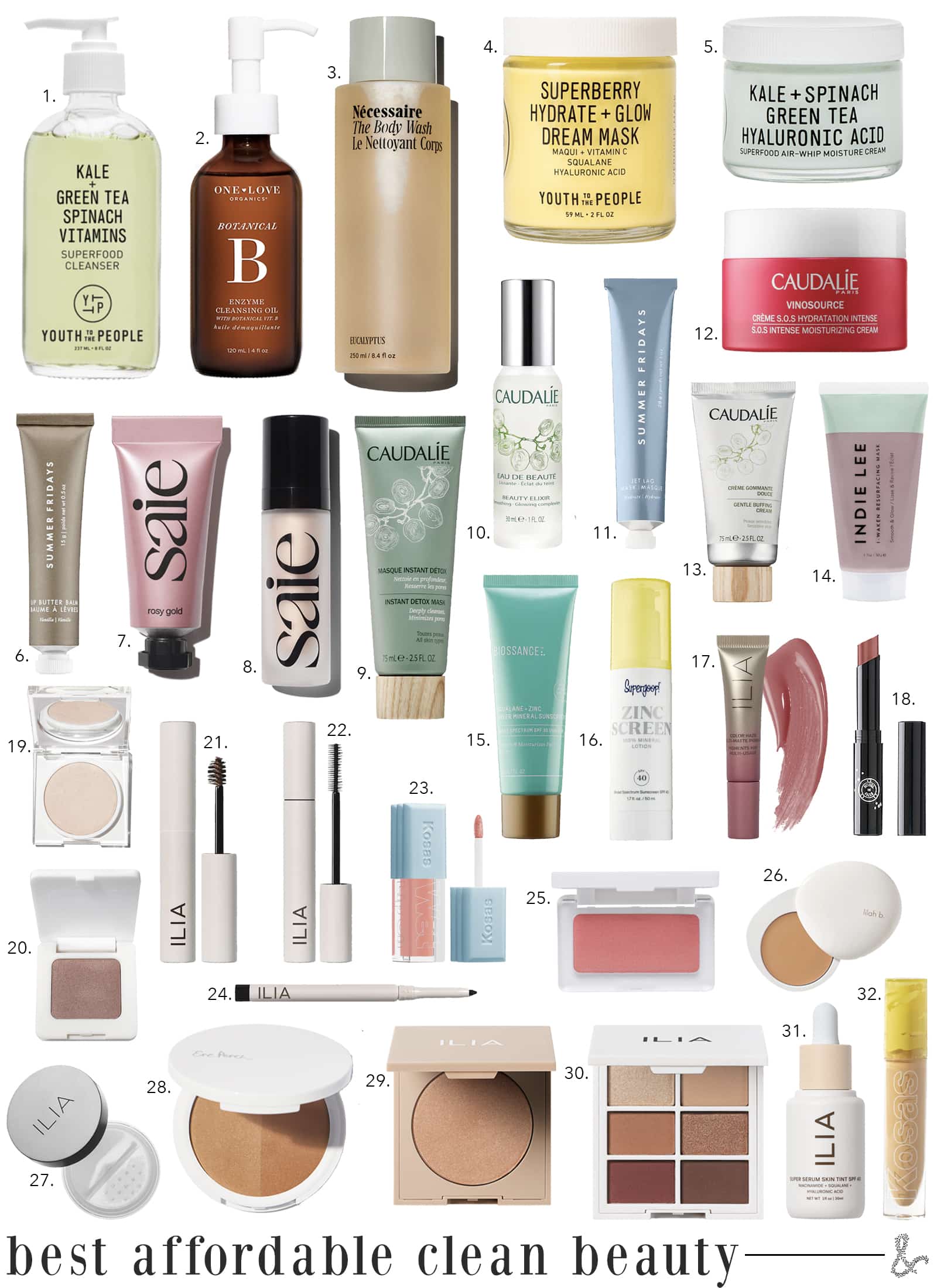 Affordable Clean Beauty Products I wit & whimsy