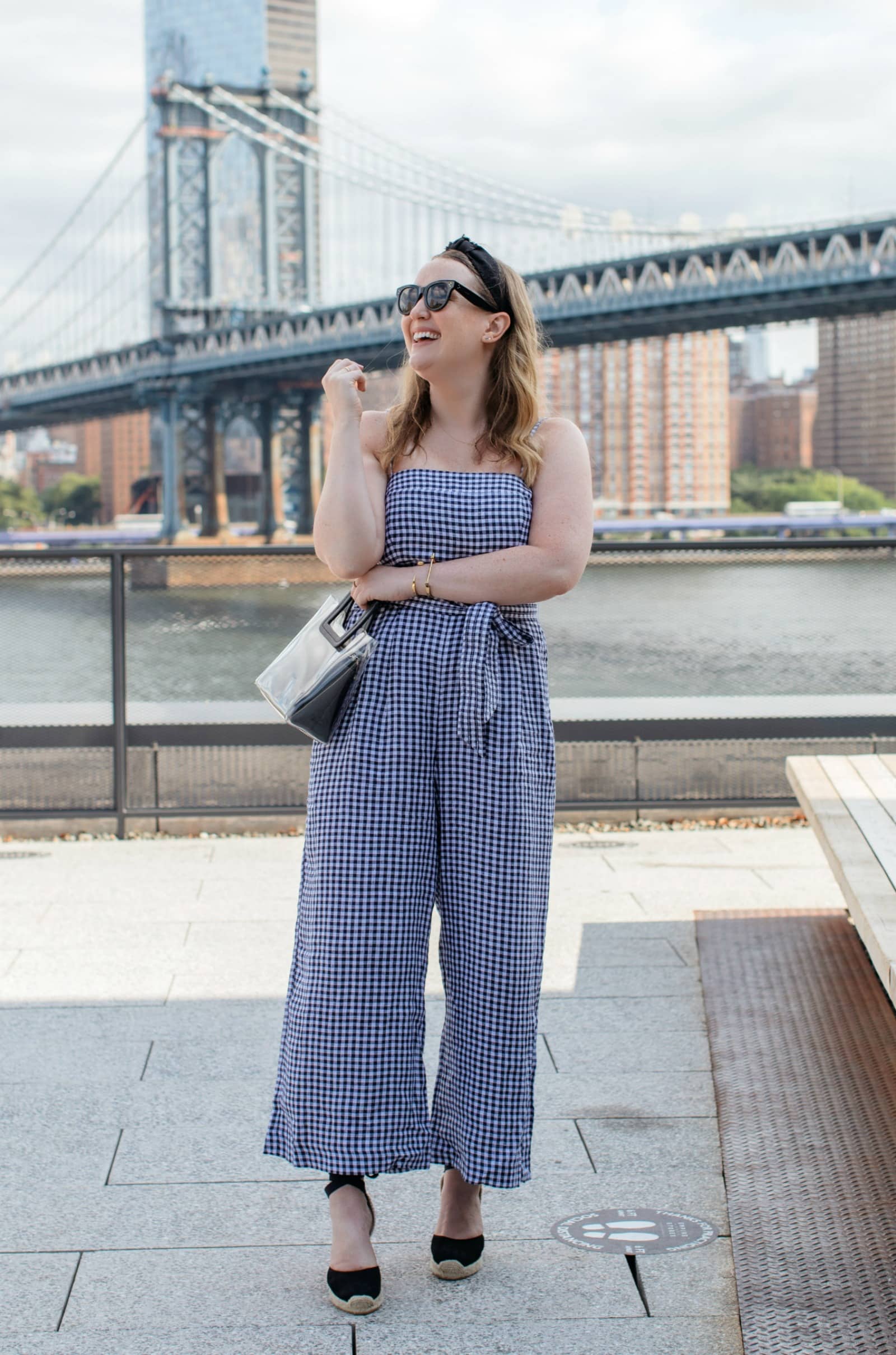 J.Crew Gingham Jumpsuit I wit & whimsy