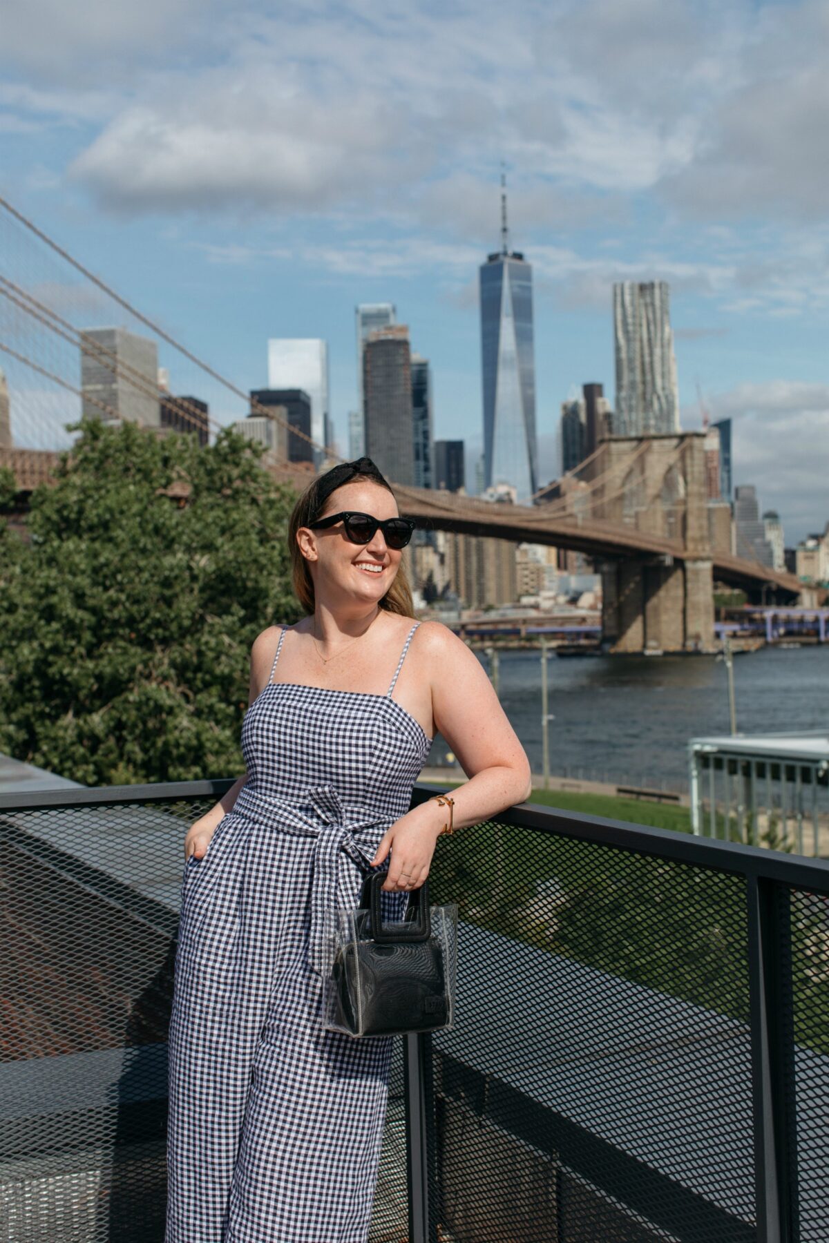 J.Crew Gingham Jumpsuit I wit & whimsy