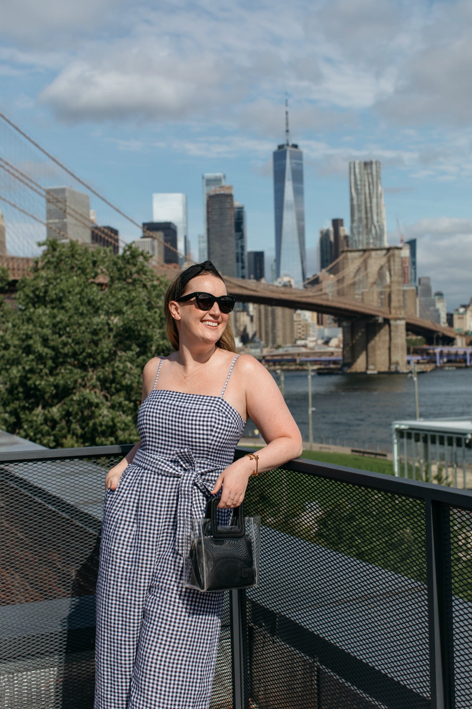 J.Crew Gingham Jumpsuit I wit & whimsy