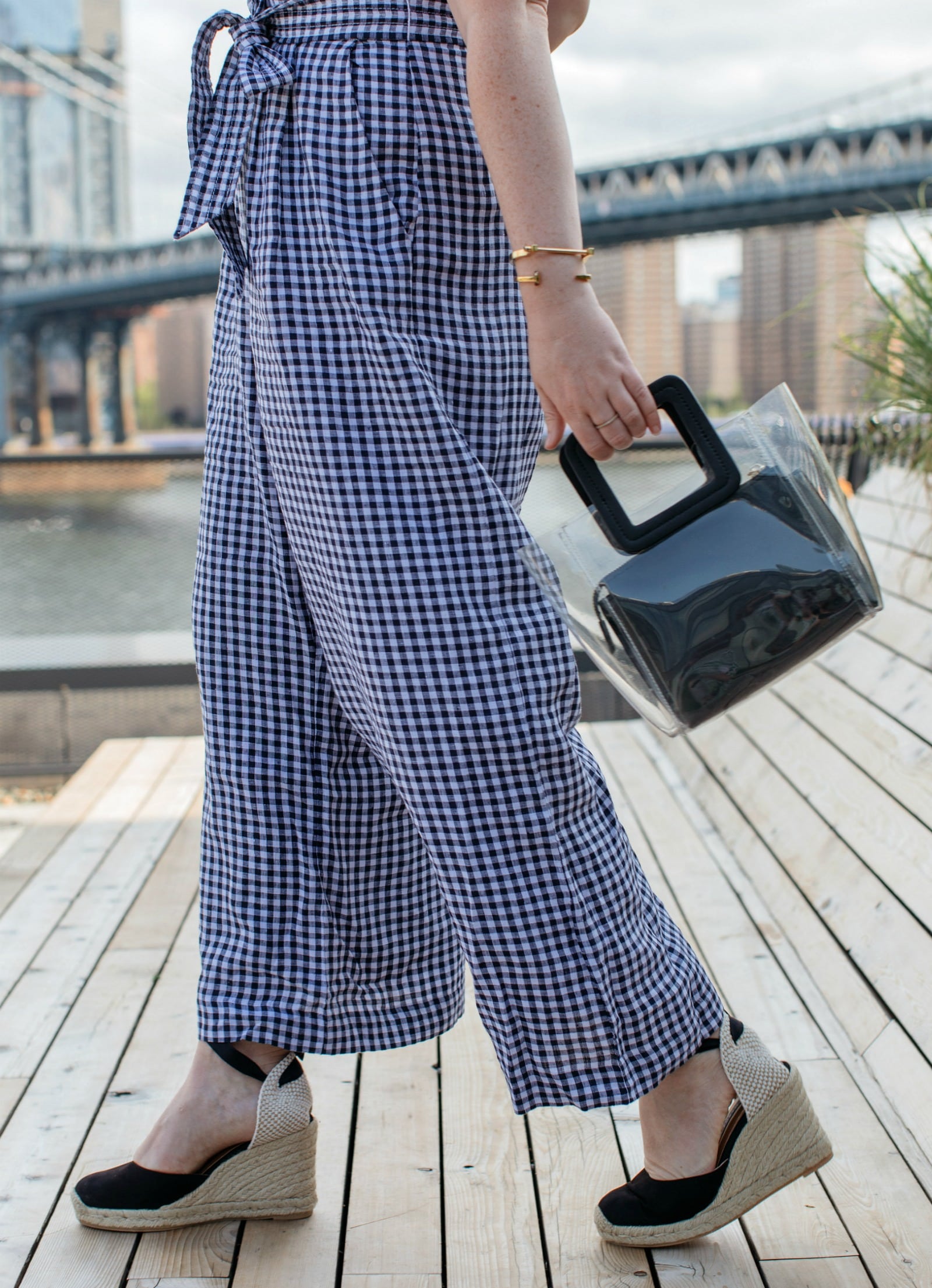 J.Crew Gingham Jumpsuit I wit & whimsy