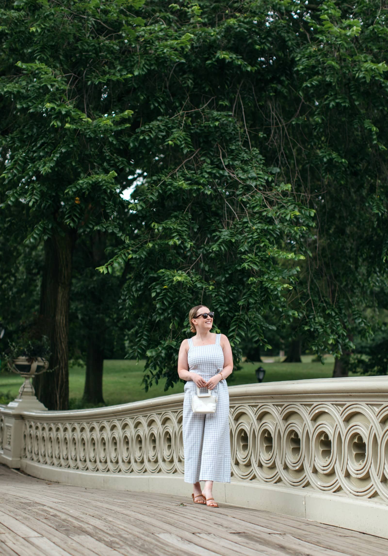 Summer Gingham Jumpsuit I wit & whimsy