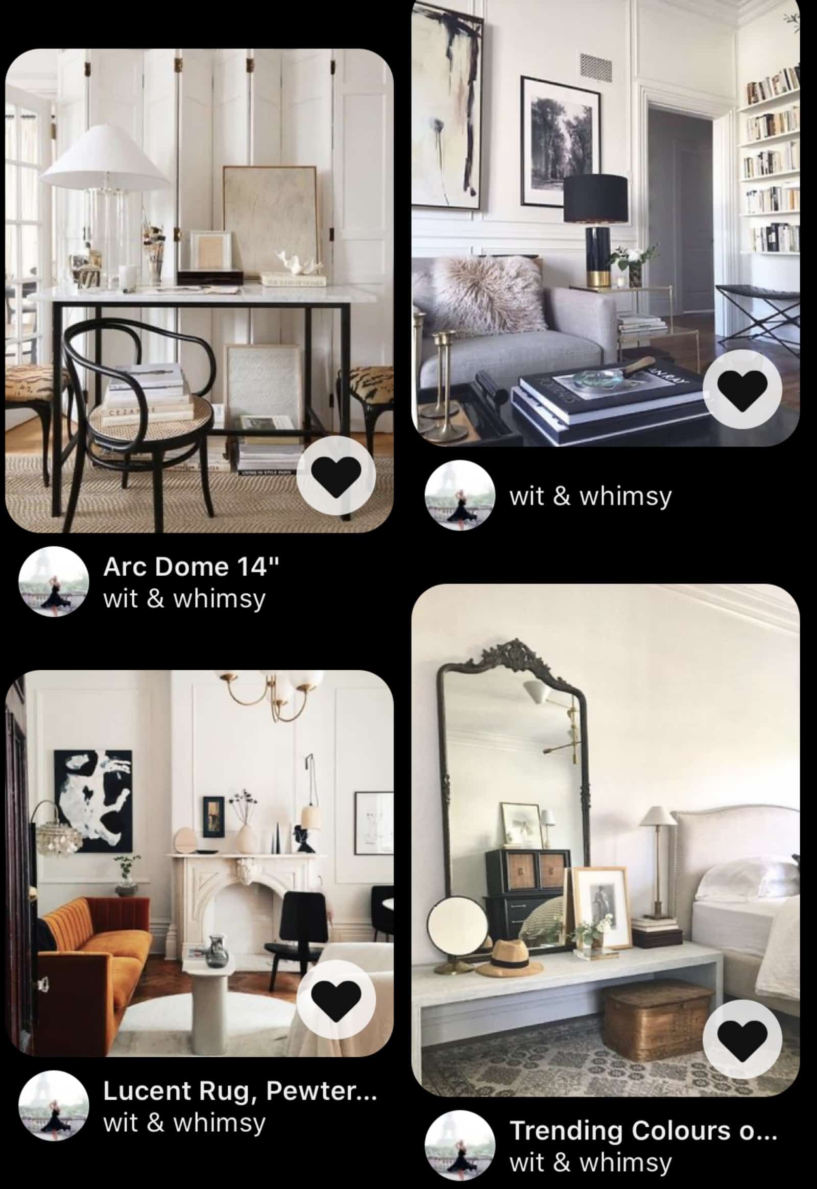 Parisian Apartment Design I wit & whimsy