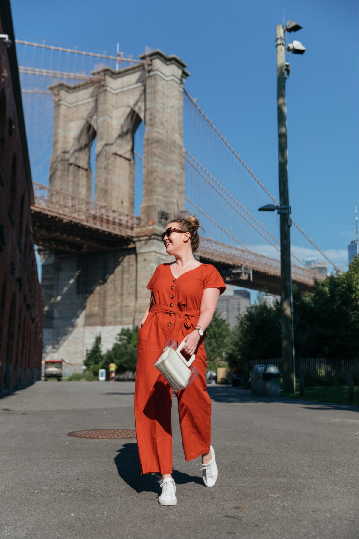Colorful Linen Jumpsuit I wit & whimsy
