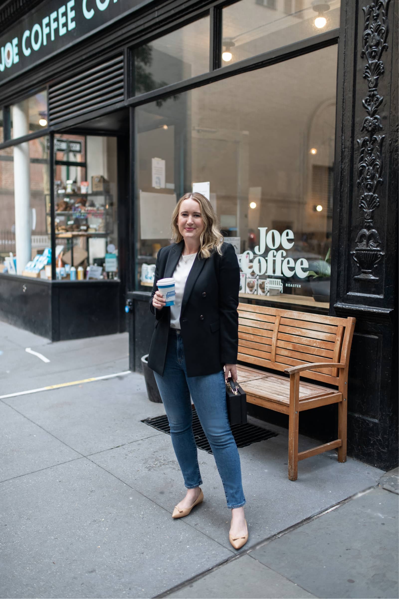 Ann Taylor Casual Blazer I wit & whimsy | Stay Home Fall Bucket List
