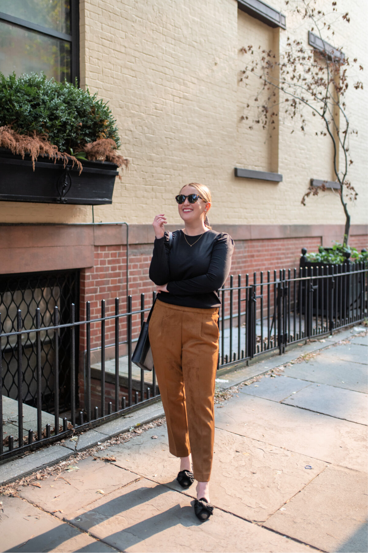 Stay Home Fall Bucket List | Ann Taylor Suede Pants I wit & whimsy
