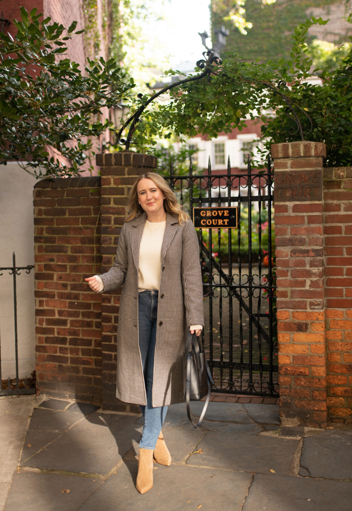 Coat & Cashmere Recommendations | Plaid Coat and Cashmere Sweater I wit & whimsy