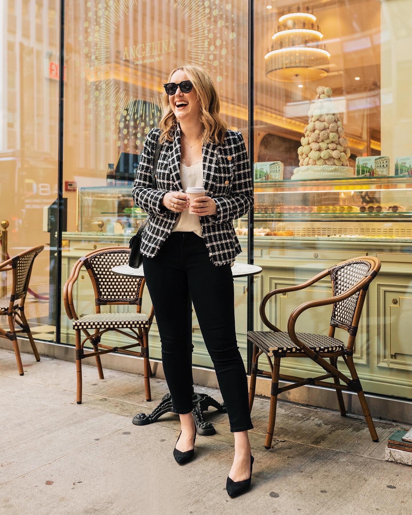 Aqua Tweed Blazer