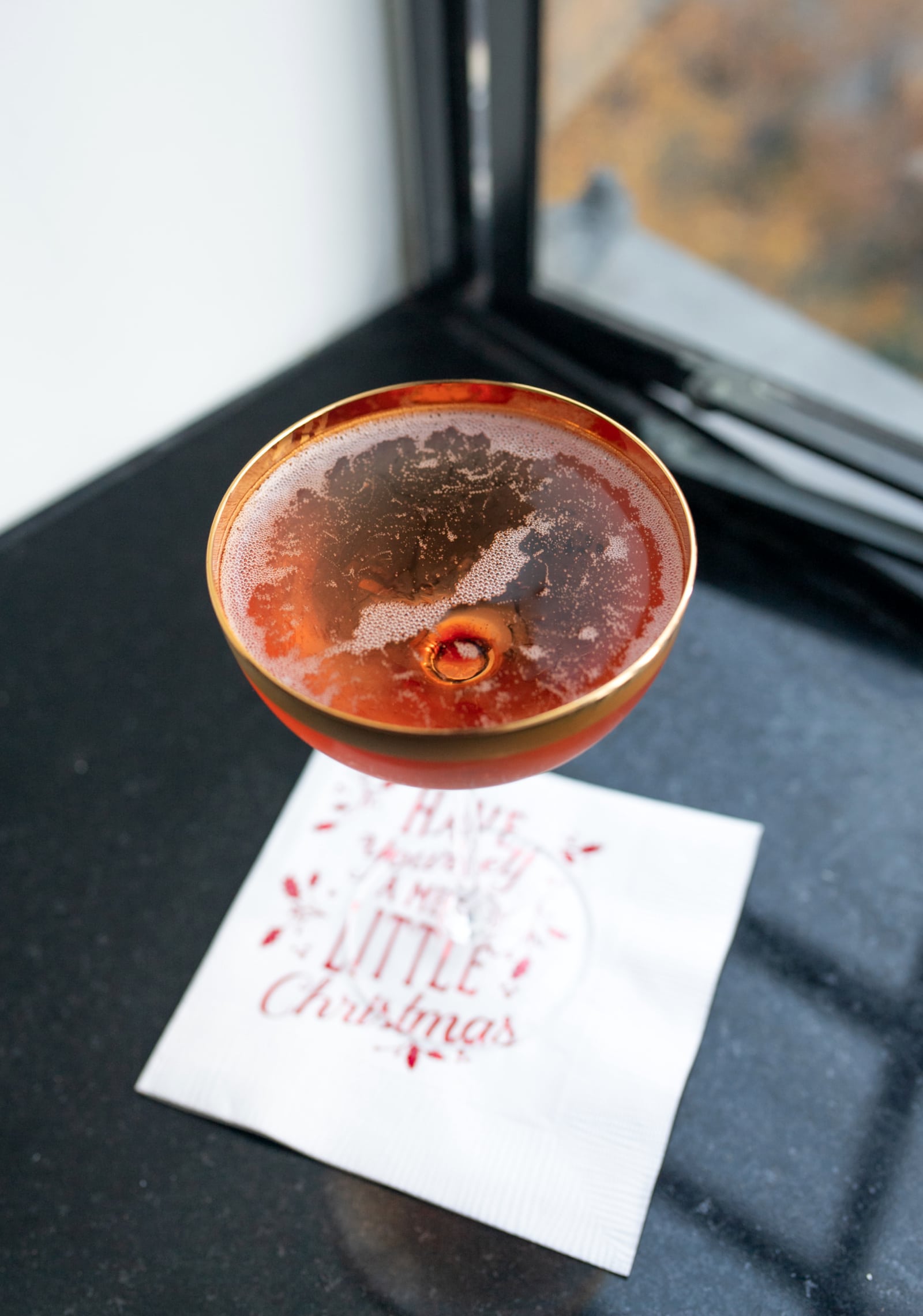 Christmas Kir Cocktail I wit & whimsy
