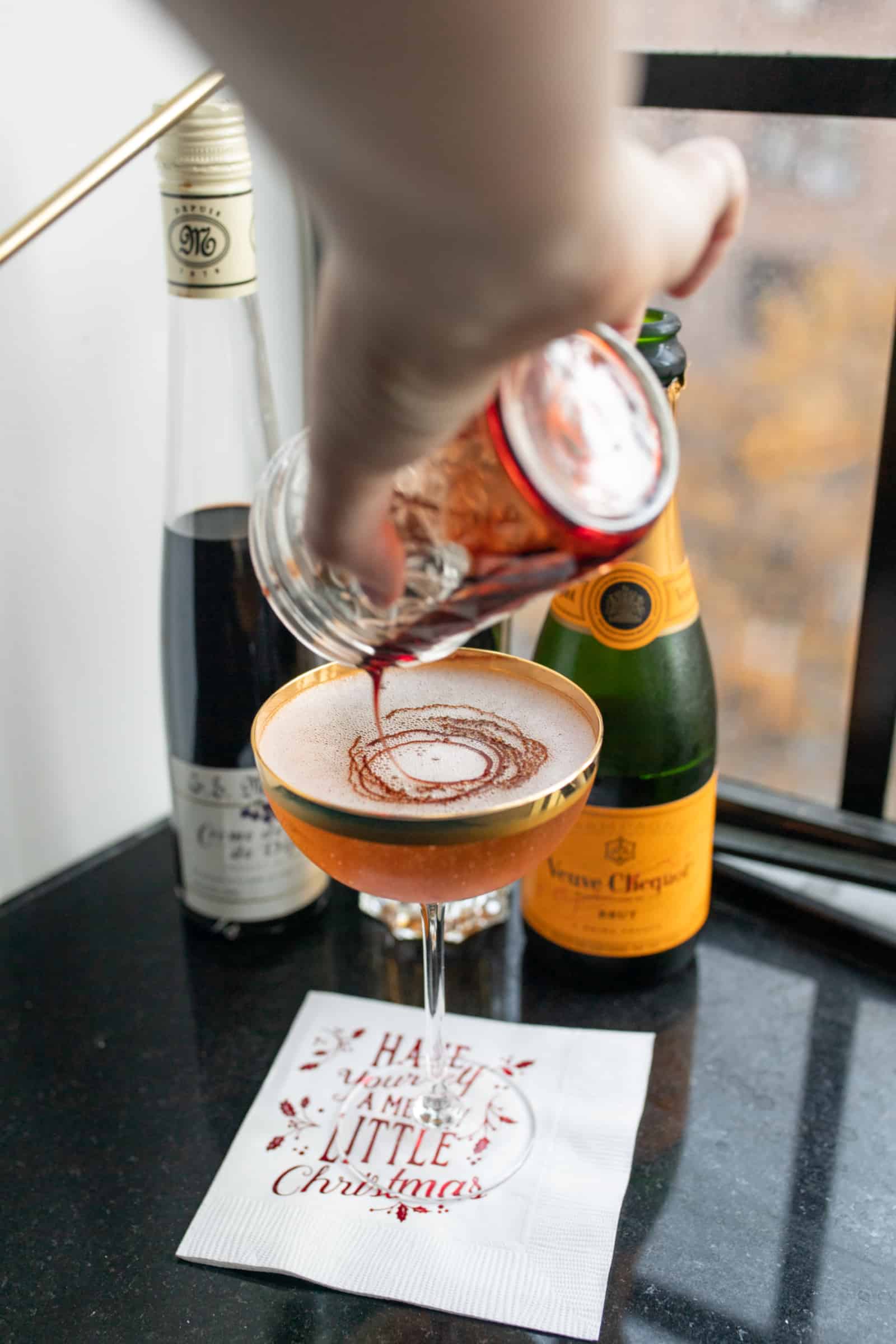 Christmas Kir Cocktail I wit & whimsy