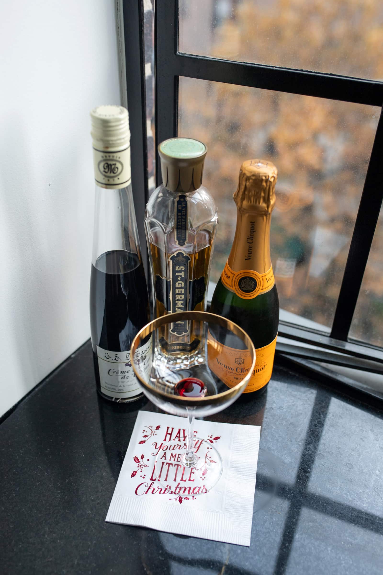 Christmas Kir Cocktail I wit & whimsy