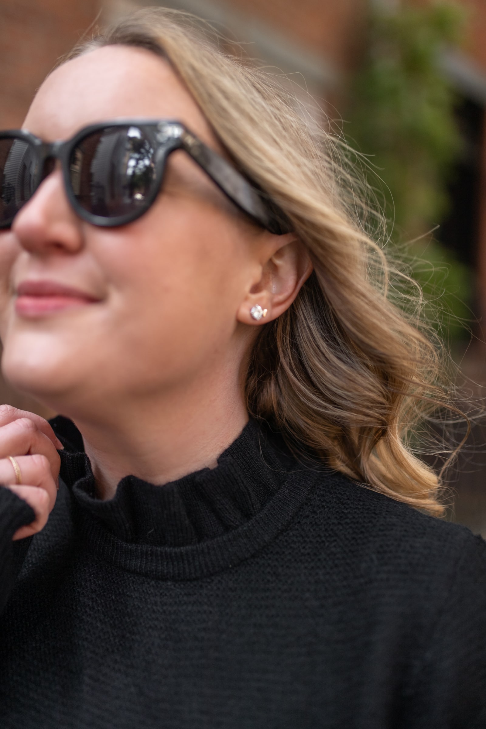 J.Crew Ruffleneck Sweater I wit & whimsy