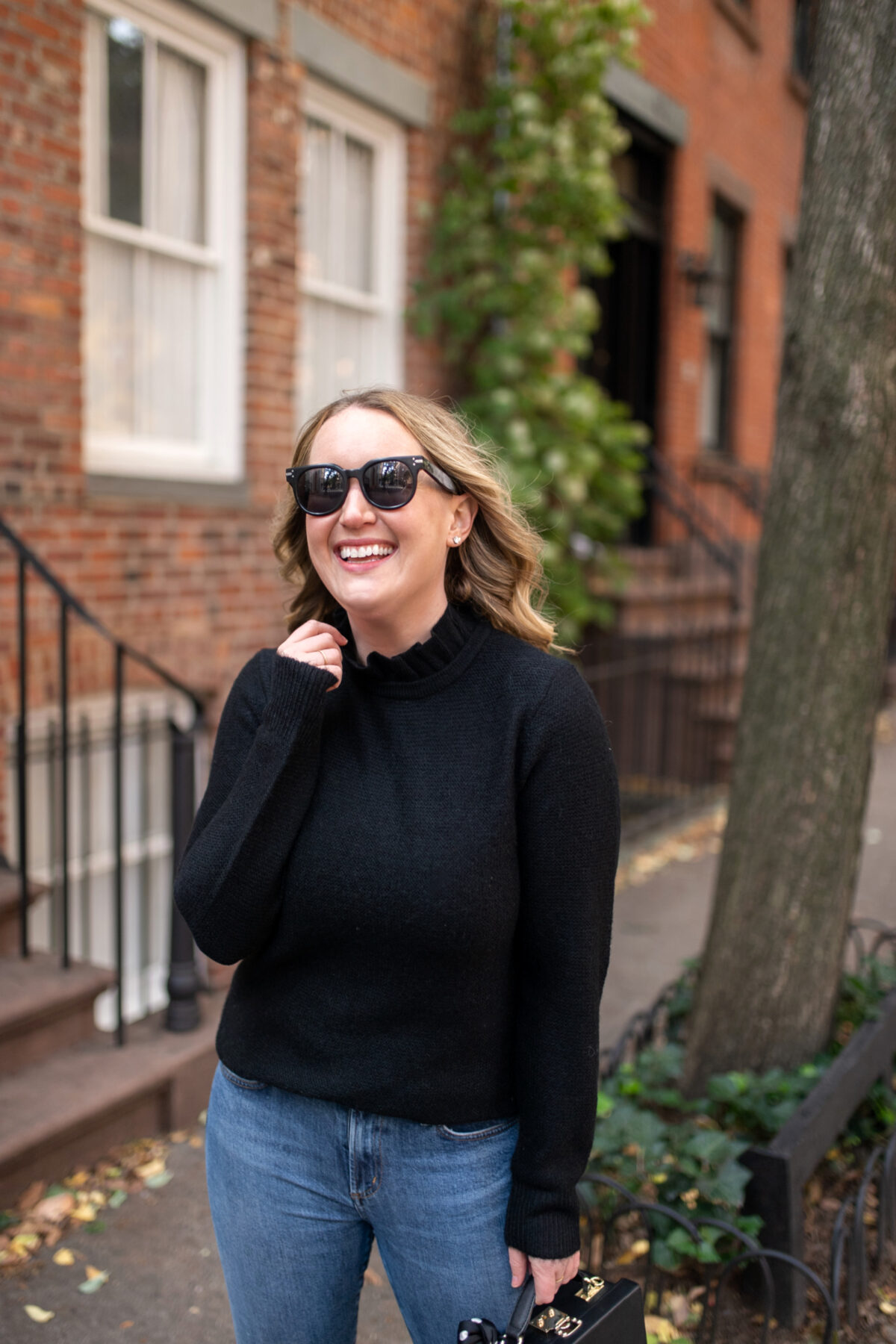 J.Crew Ruffleneck Sweater I wit & whimsy