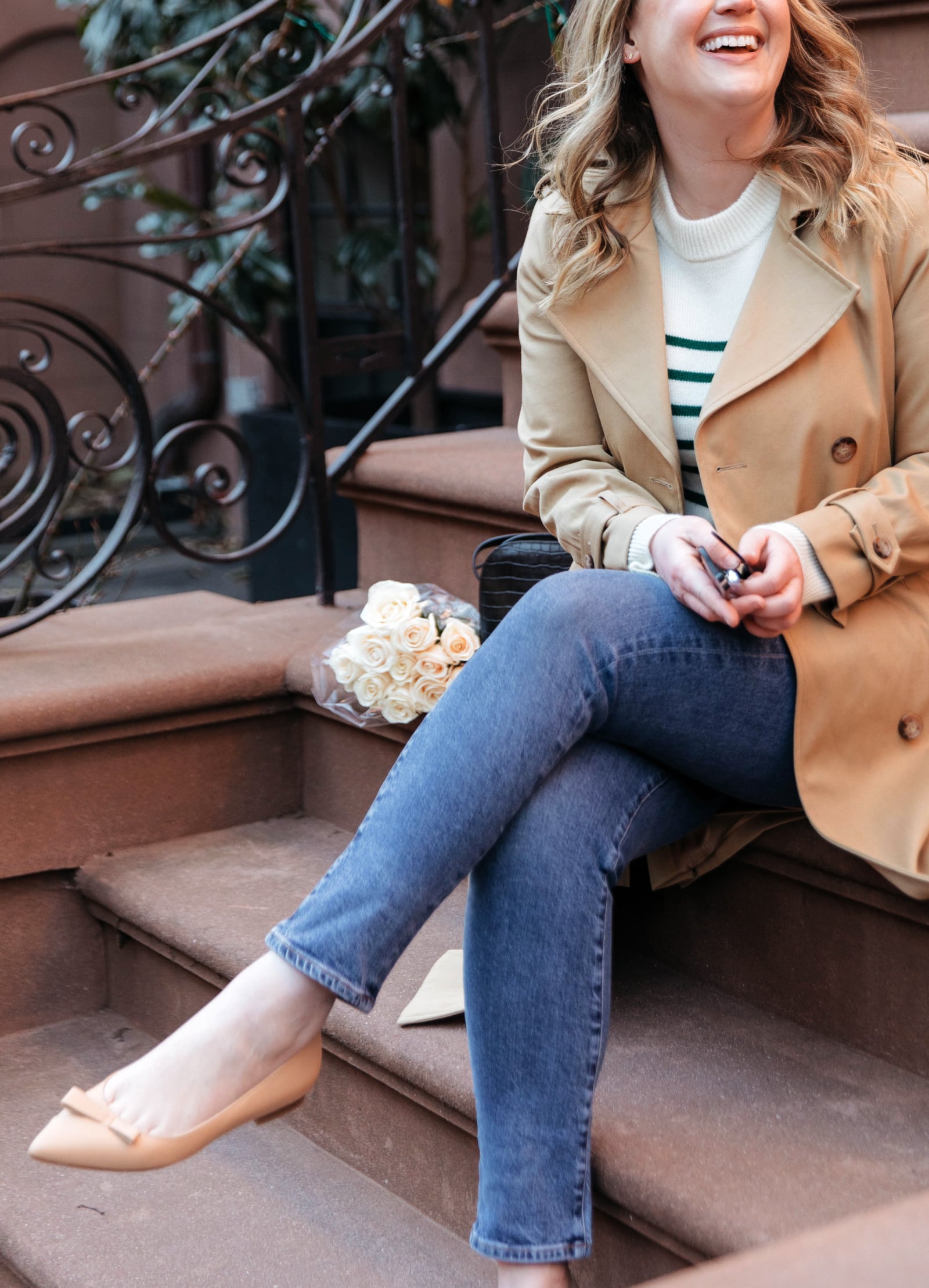 Cropped Jeans and Sarah Flint Natalie flats