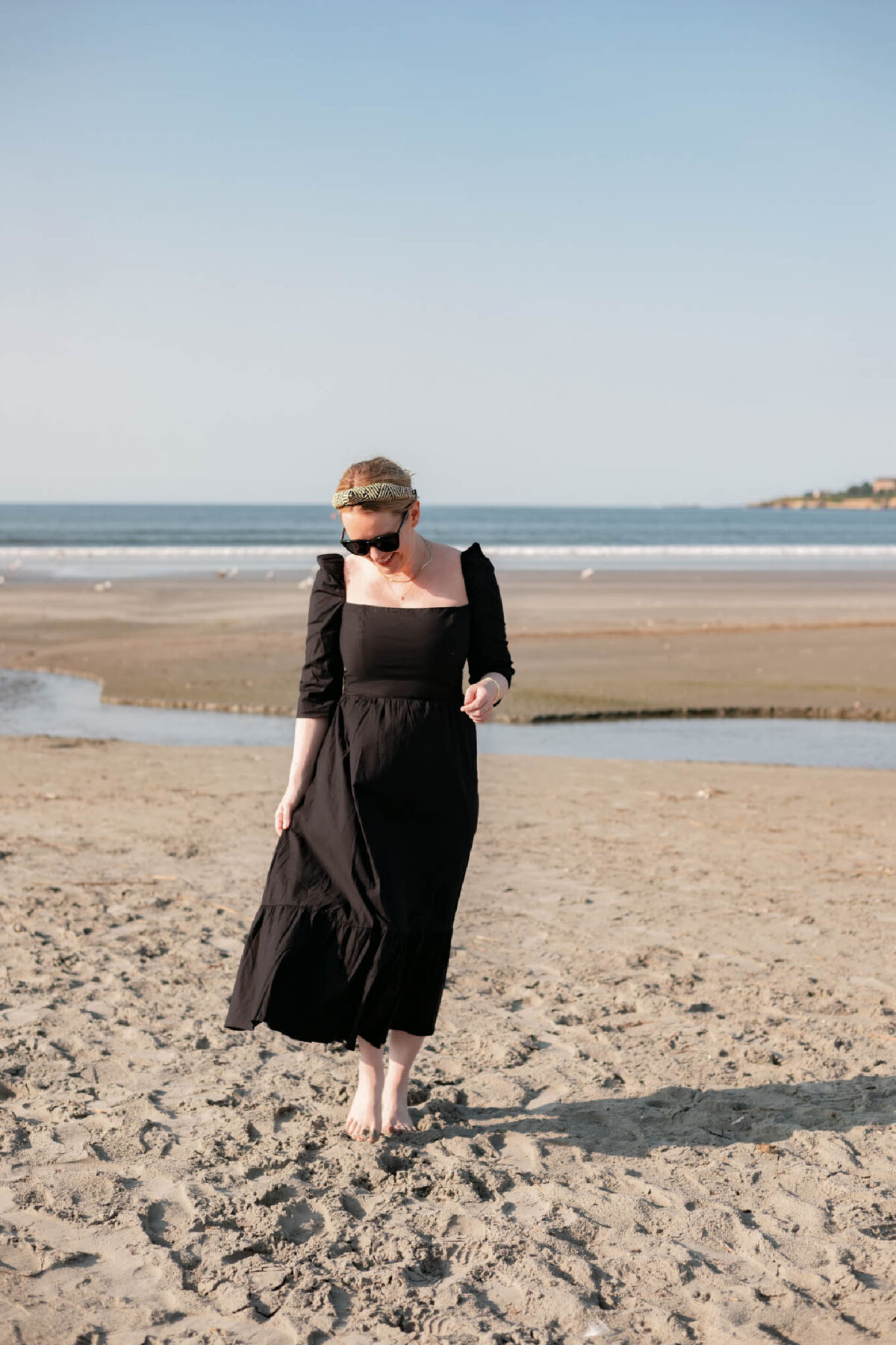 Reformation Cyprus Dress on the Beach