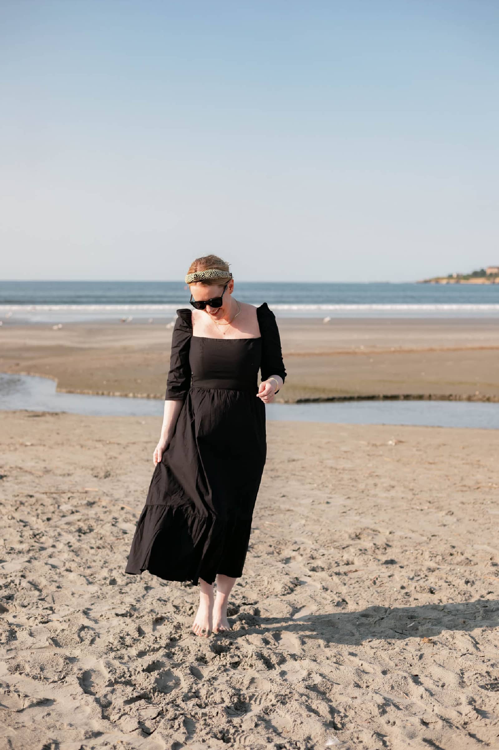 Reformation Cyprus Dress on the Beach