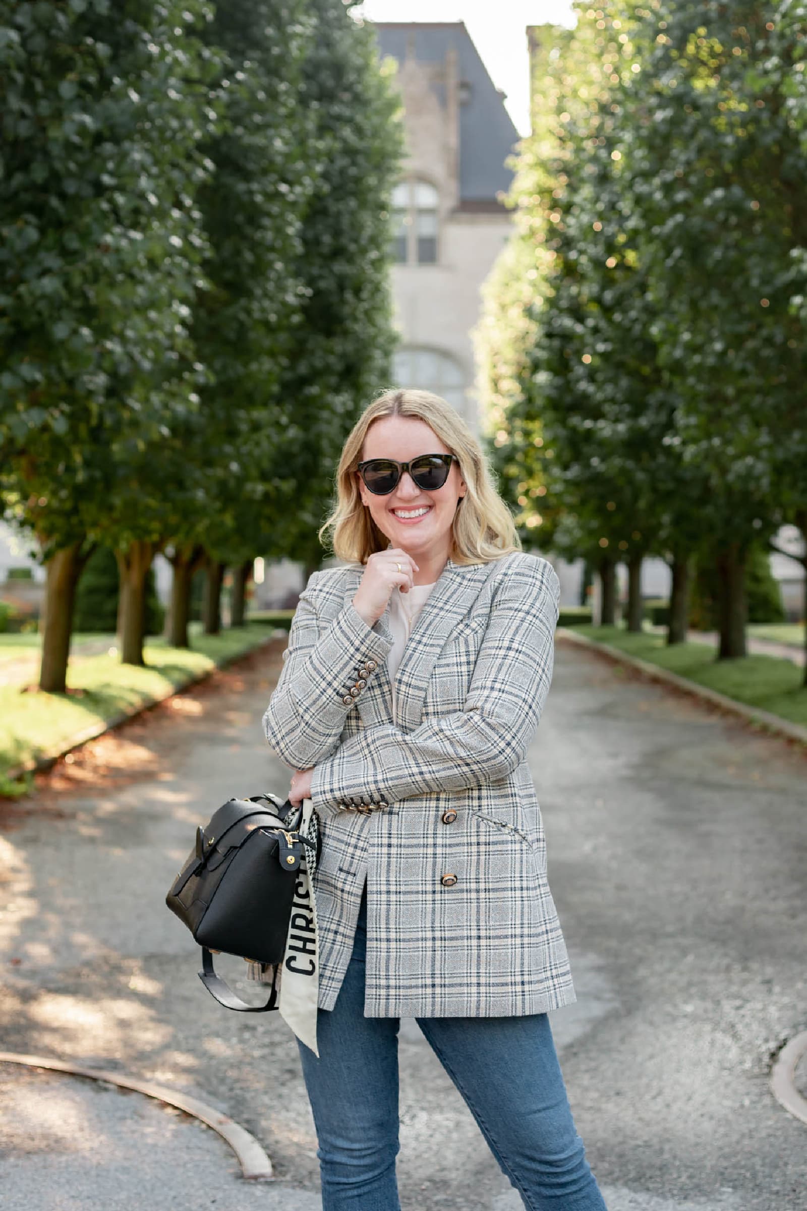 Fall Blazer Outfit featuring Veronica Beard