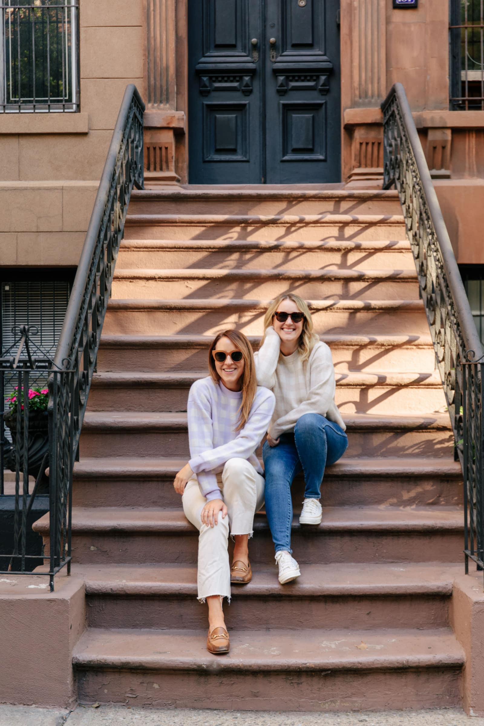 Naadam Gingham Cashmere Sweater