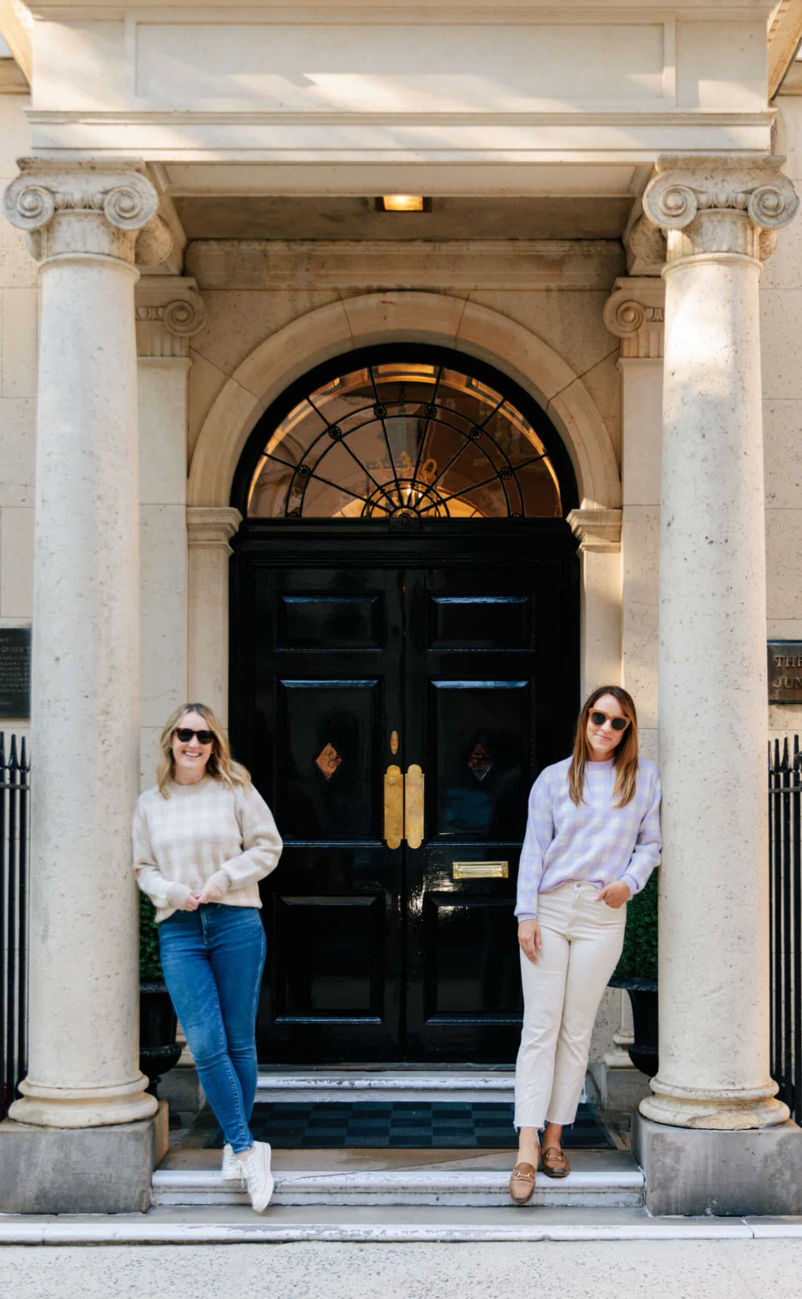 Naadam Gingham Cashmere Sweater