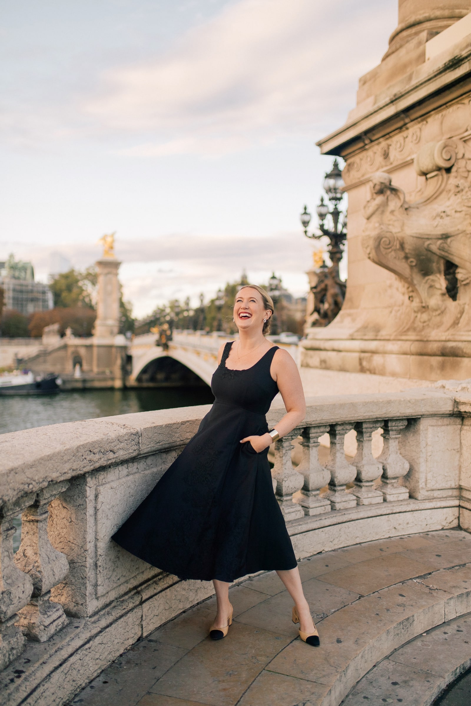 Capsule Wardrobe Basics Kate Spade Dress in Paris
