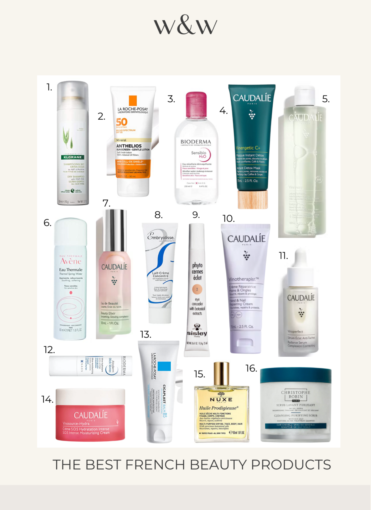 Best French Beauty Products