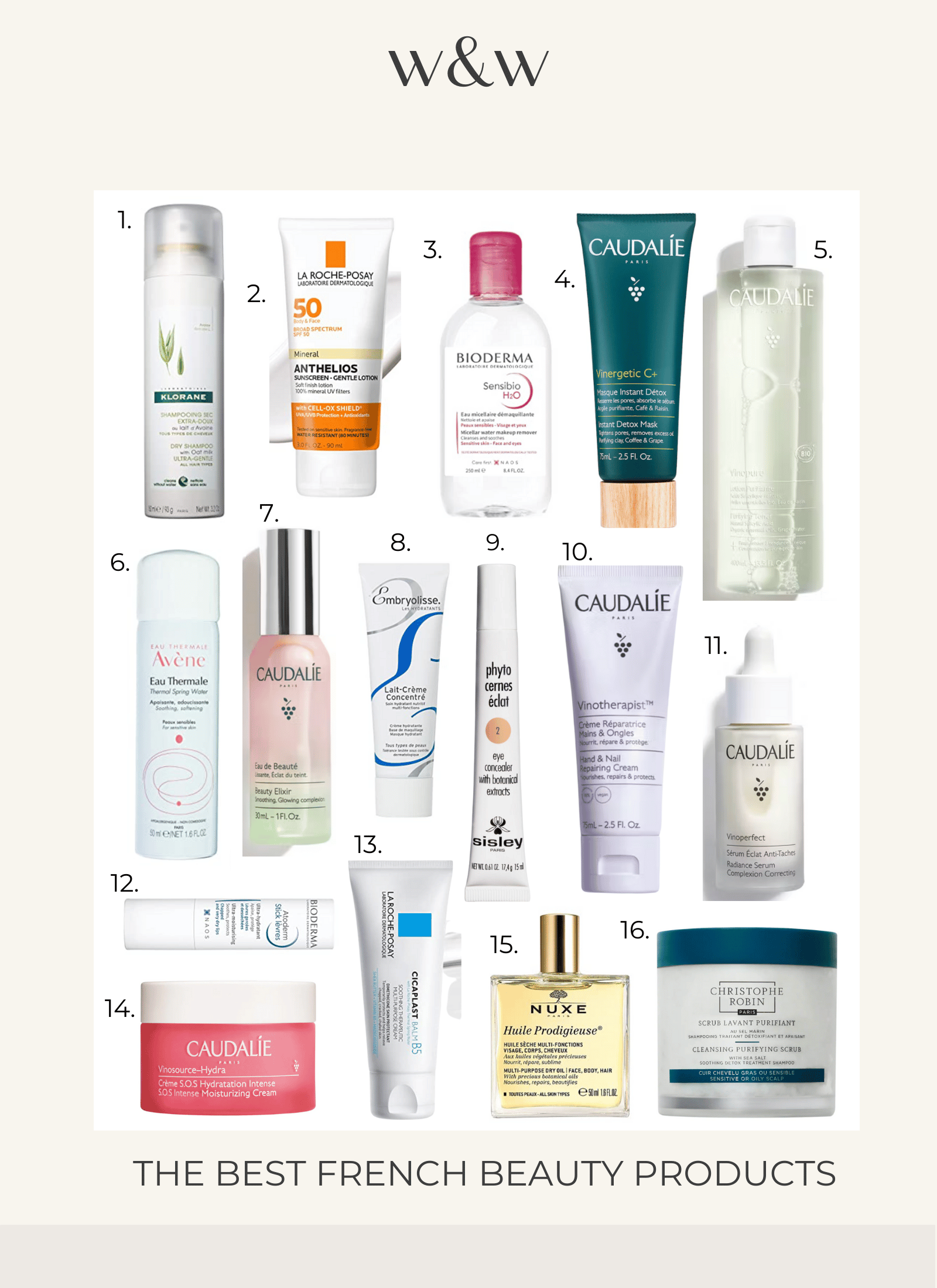 Best French Beauty Products
