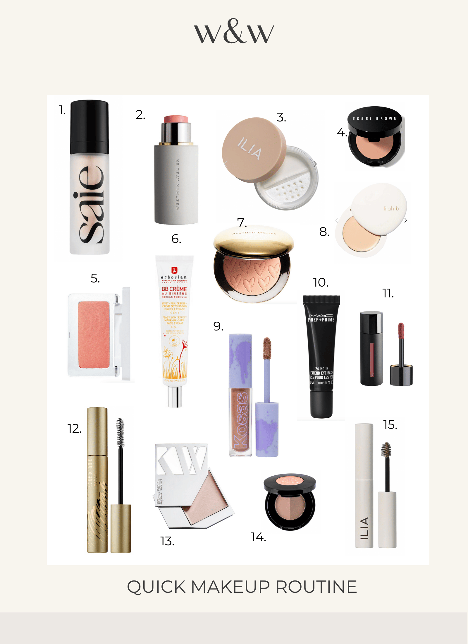 Quick Makeup Routine