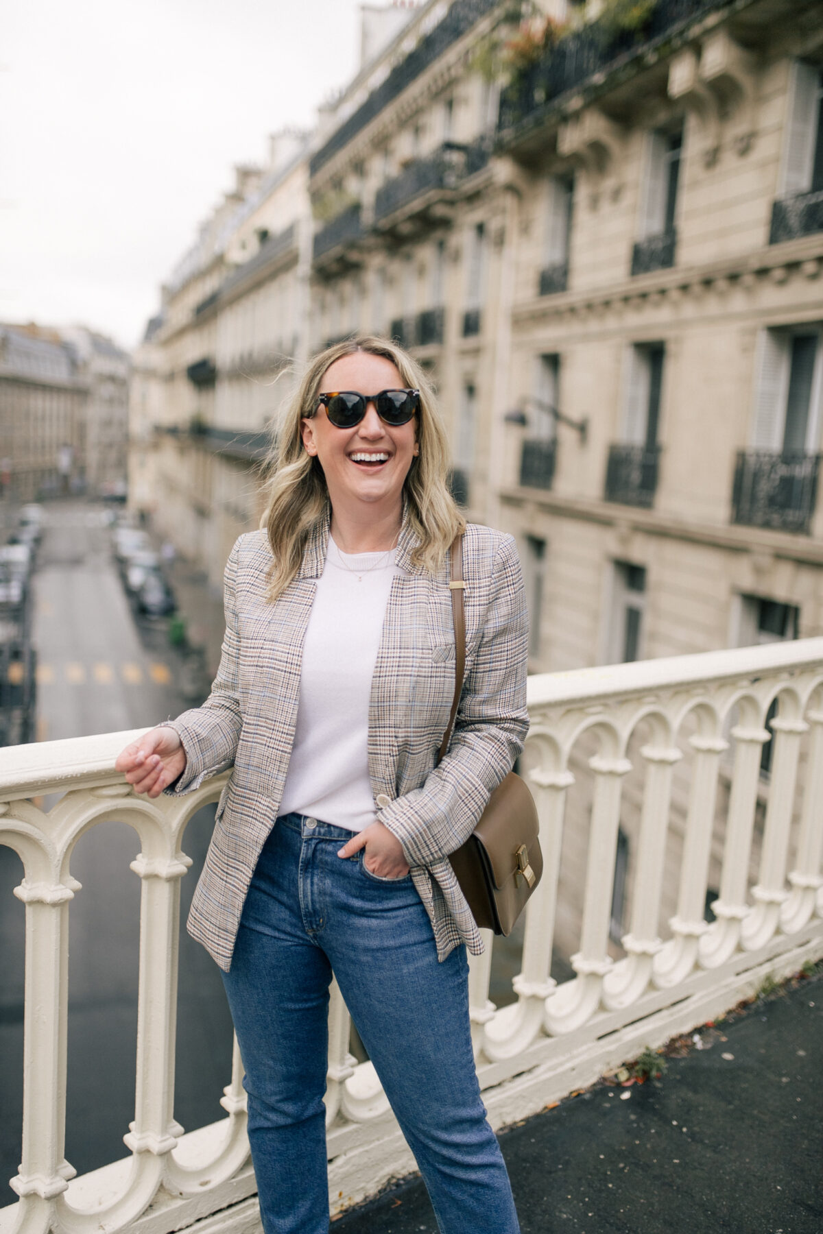 Classic Outfit I Plaid Blazer in Paris