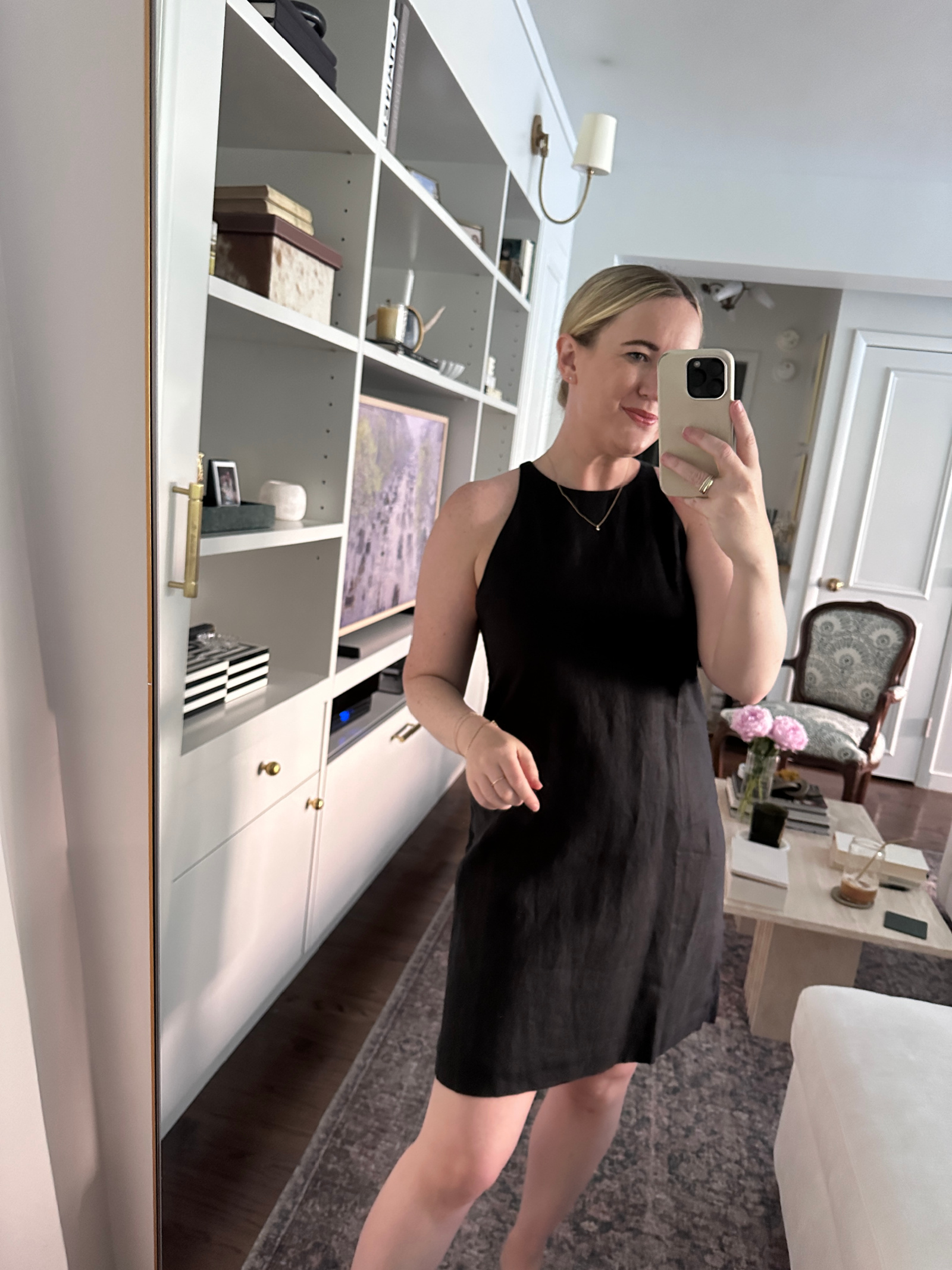 Linen Mini Dress for Summer
