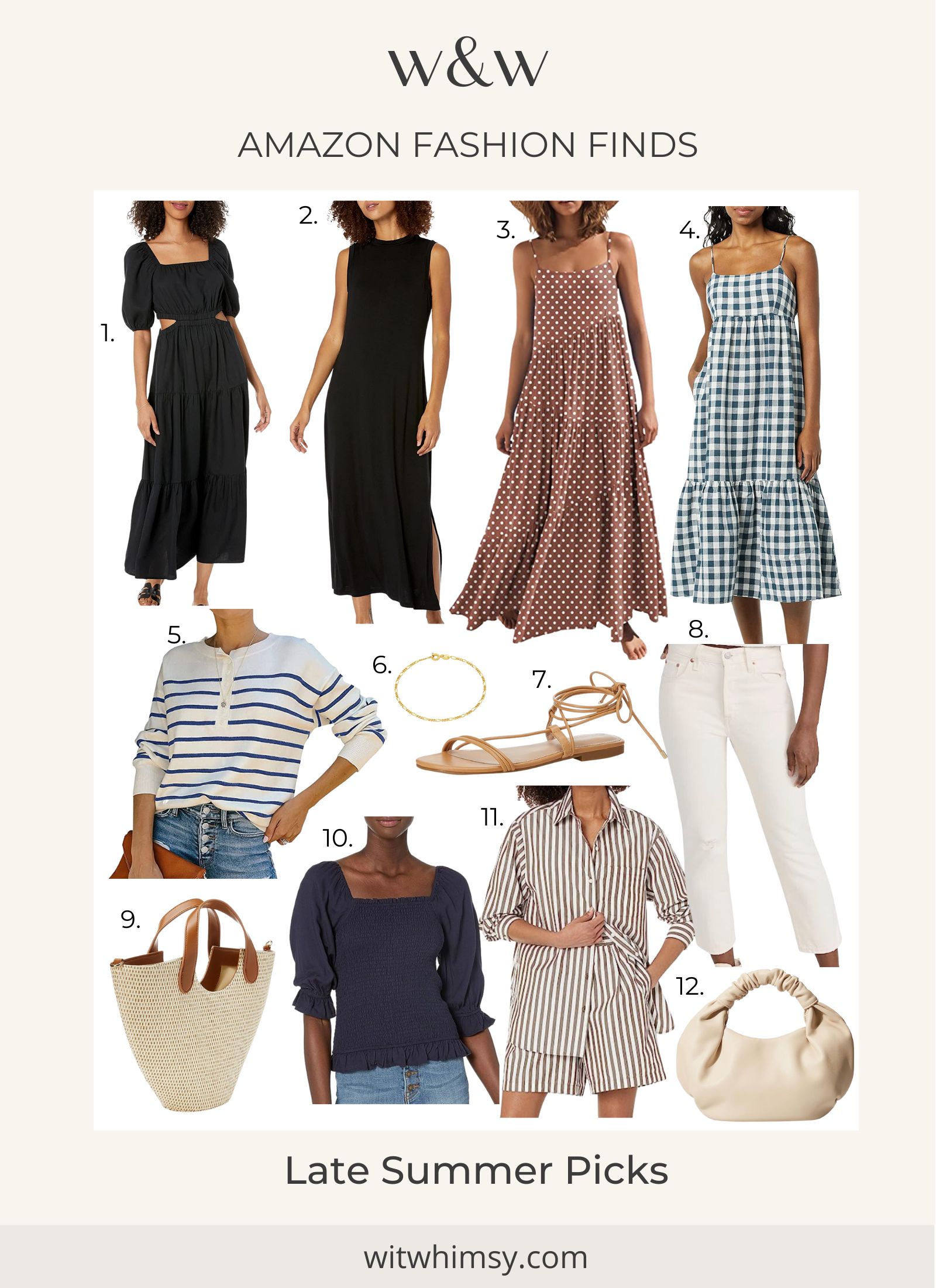 Amazon Fashion Late Summer Picks