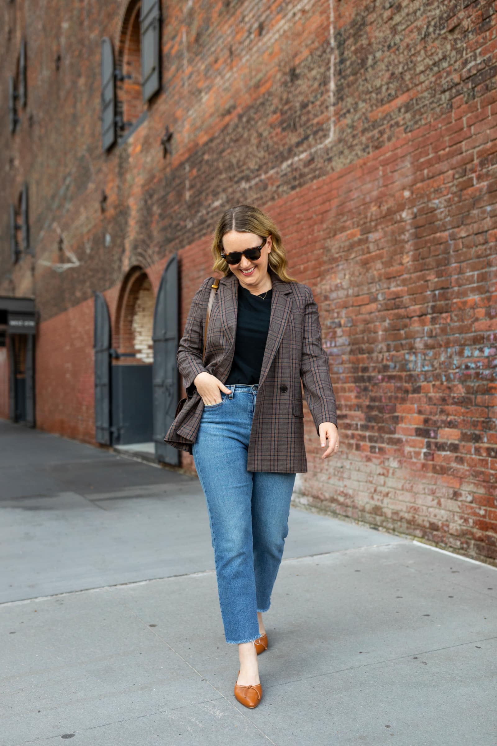 Madewell Plaid Blazer Fall Outfit | Things in My Closet I Can't Wait to Wear This Fall