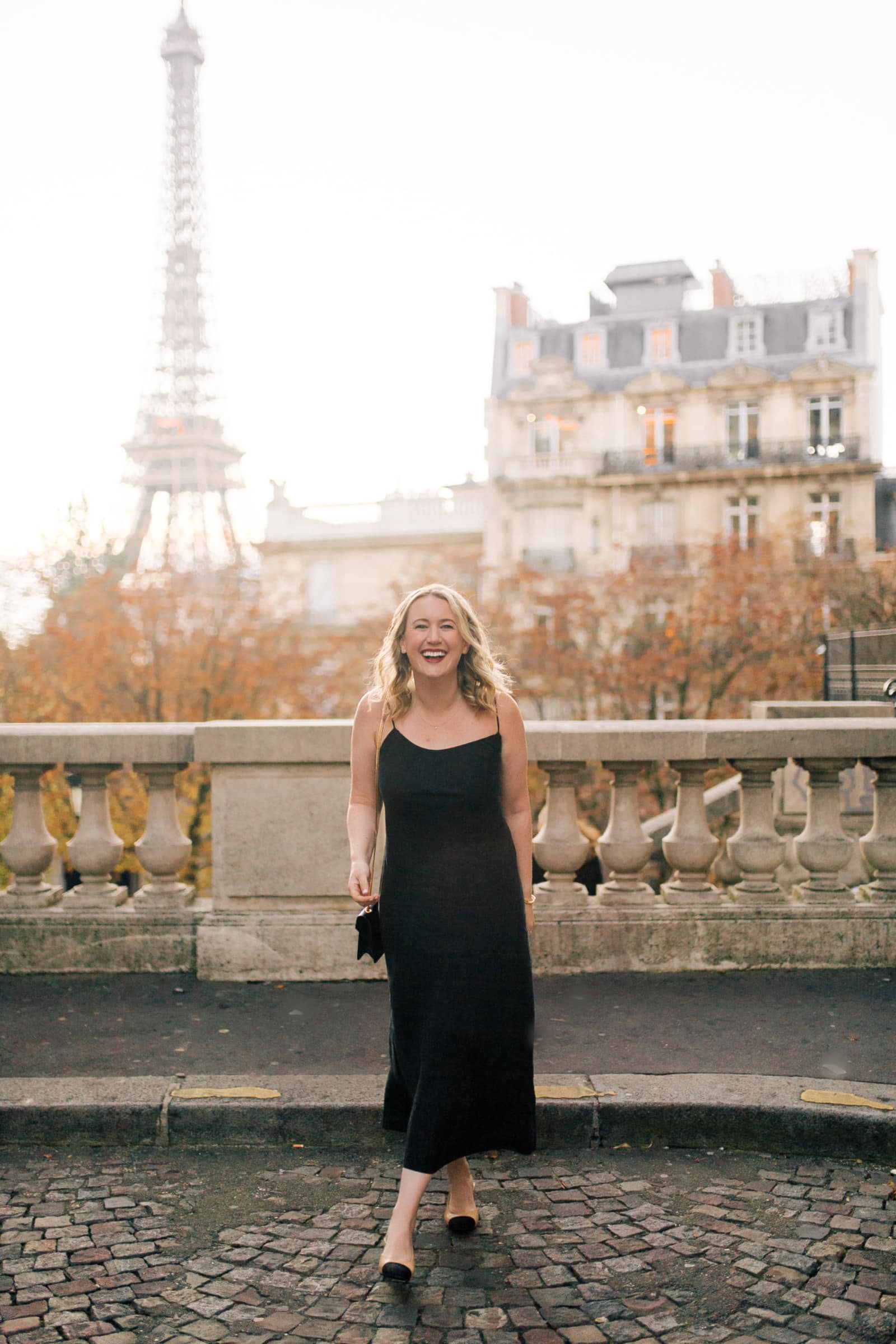 Black slip dress outfit in Paris Black slip dress outfit in Paris