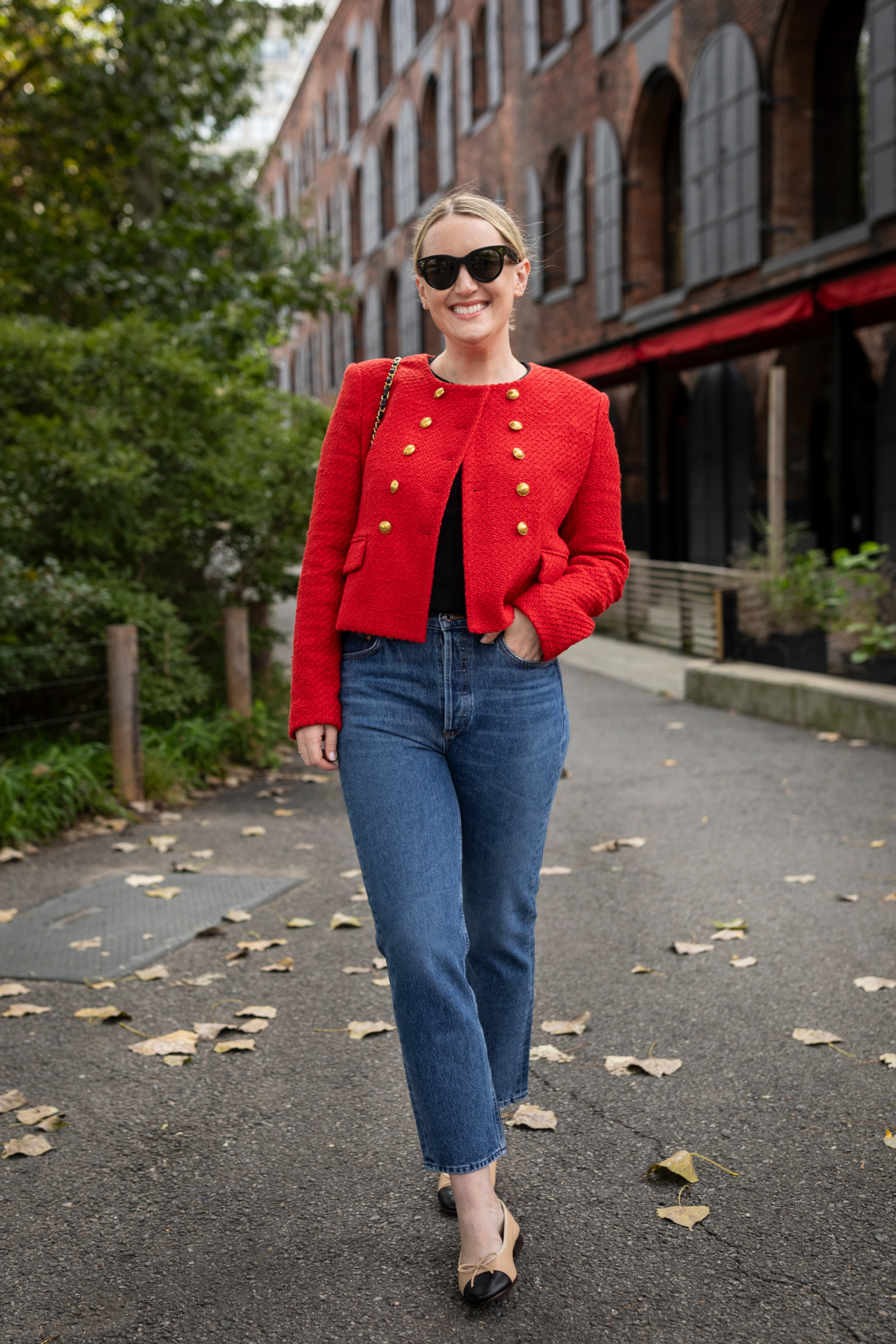 Tweed Jacket with Jeans