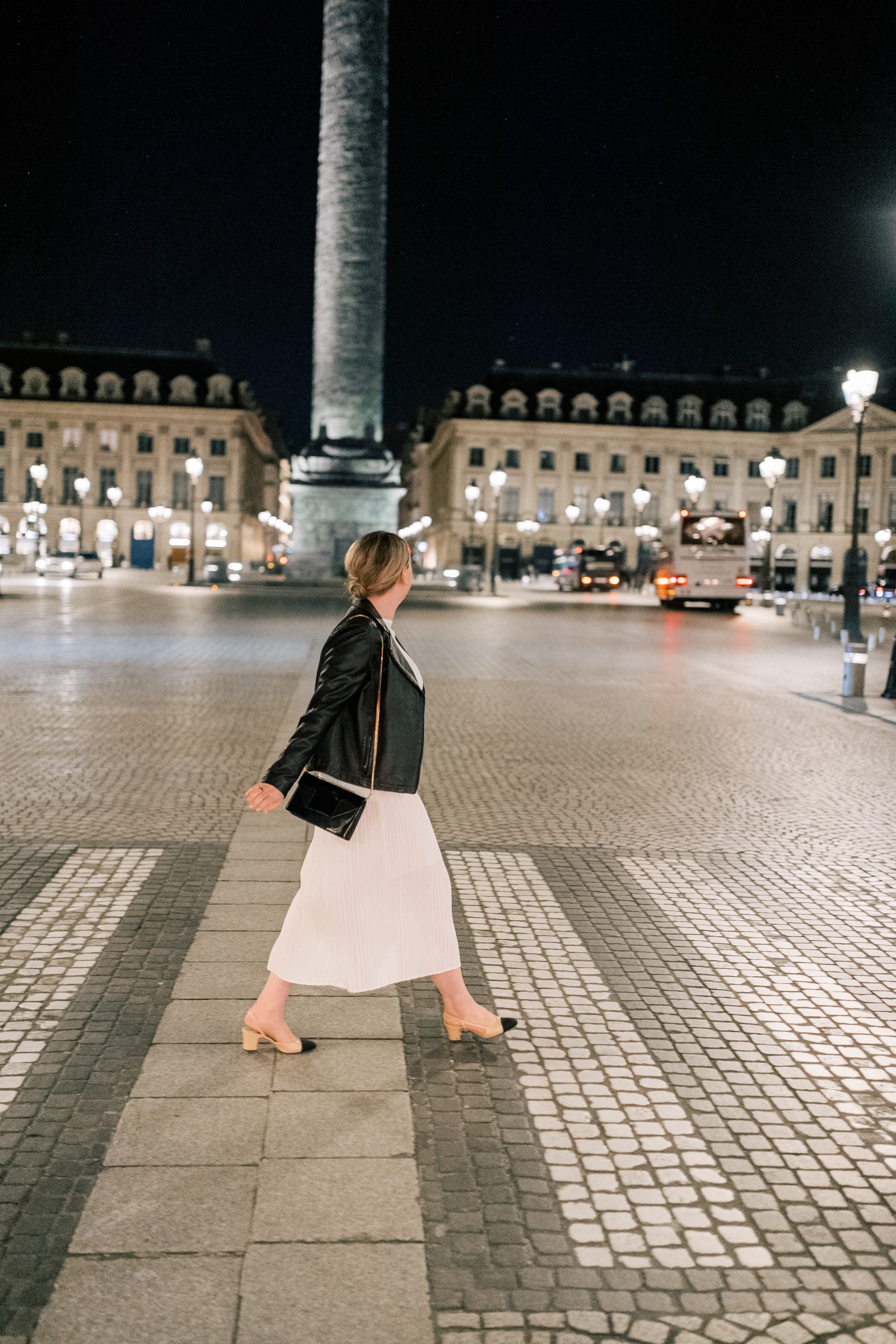 What To Wear With A Leather Jacket What to Wear in Paris at Night Leather Jacket Outfit