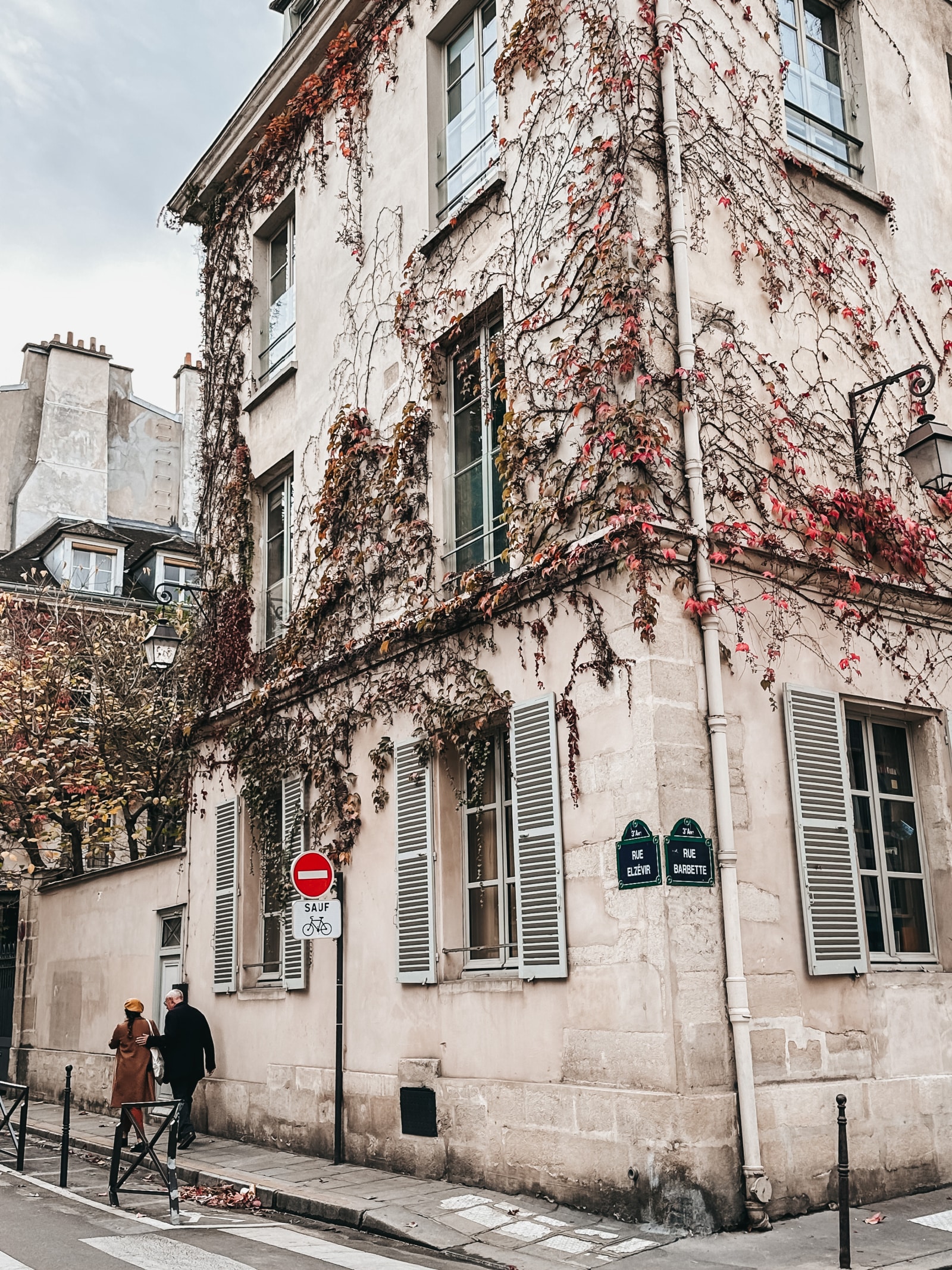 Paris Marais in the fall
