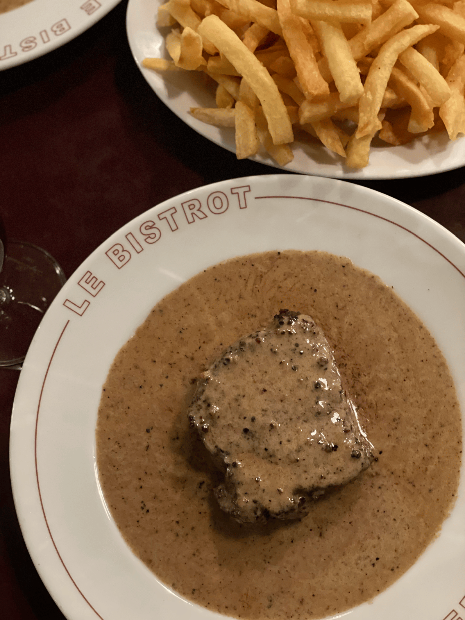 Best Traditional French Food in Paris Classic steak frites at Paris restaurant