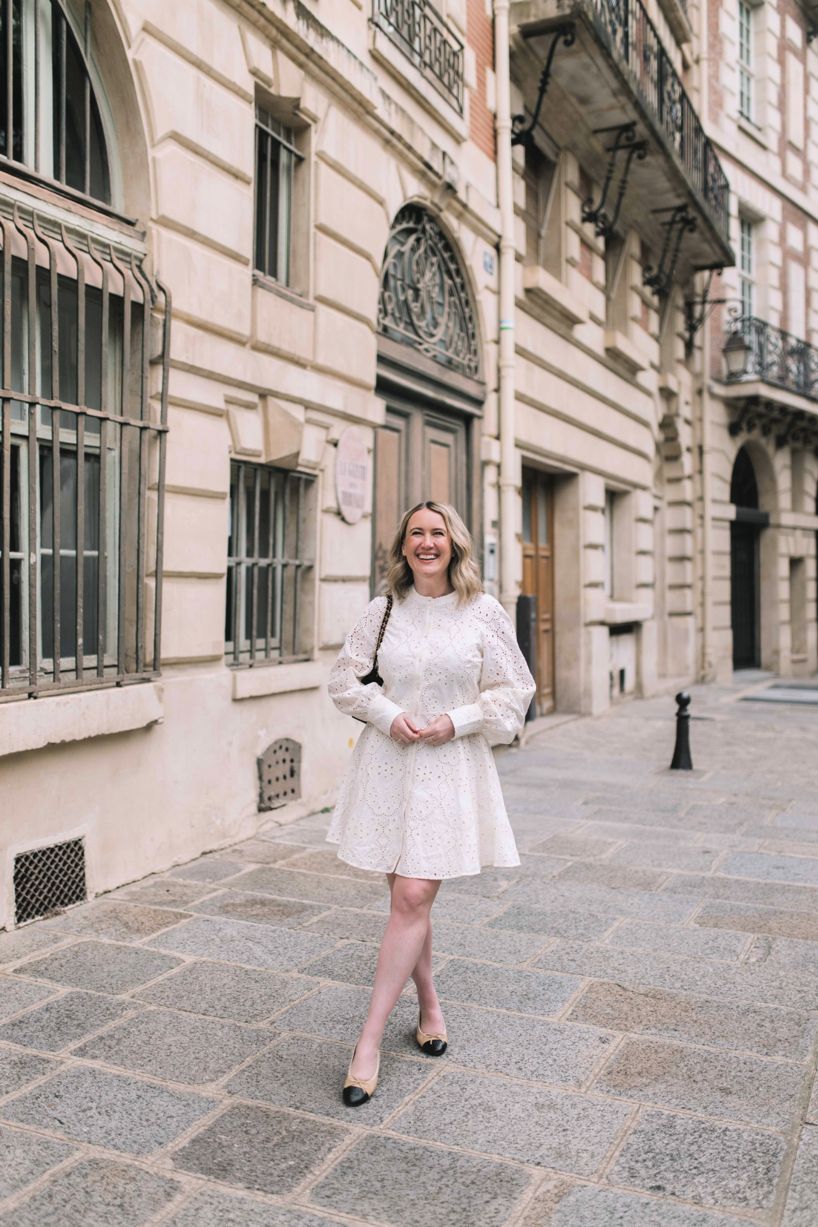 Sezane Eyelet Dress The Caprice Dress