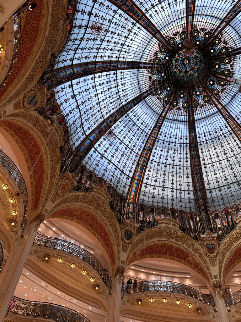 Inside Galeries Lafayette Paris Inside Galeries Lafayette Paris