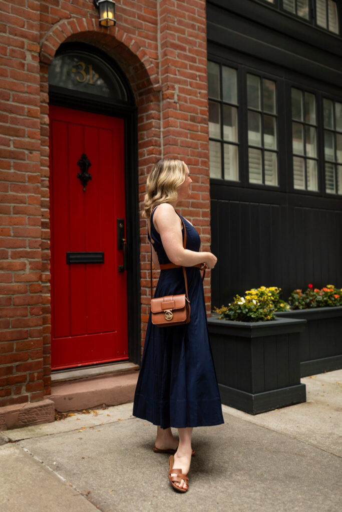 Staud Wells Midi Dress Styled Three Ways