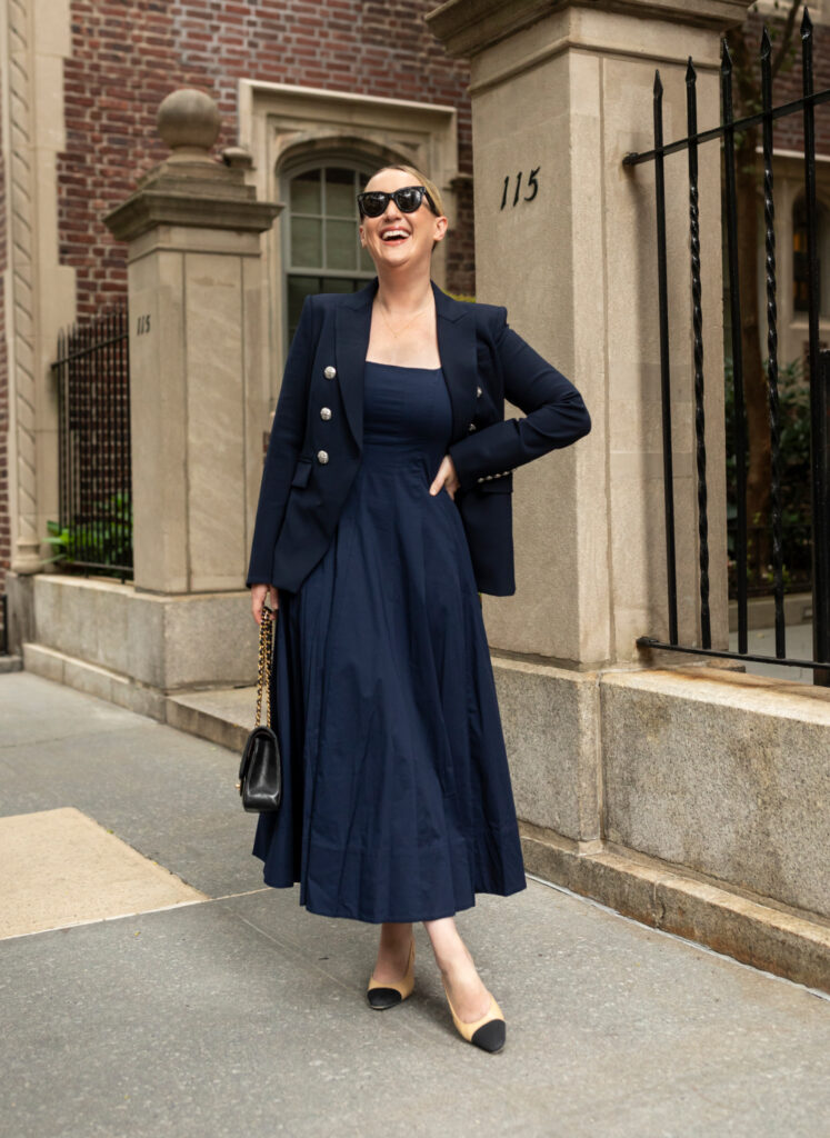 Staud Wells Midi Dress Styled Three Ways