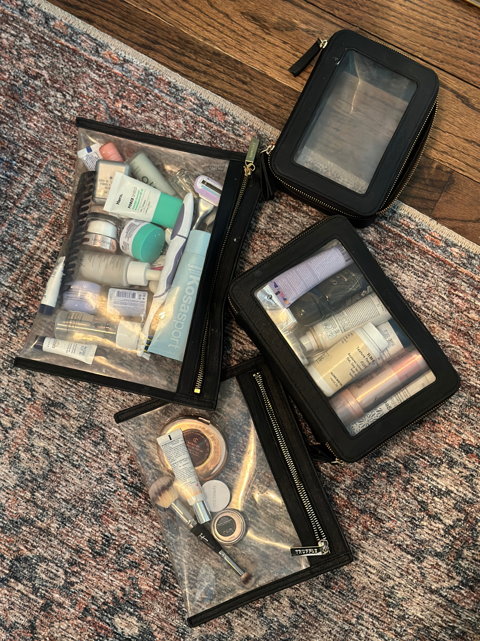 Toiletries packing list