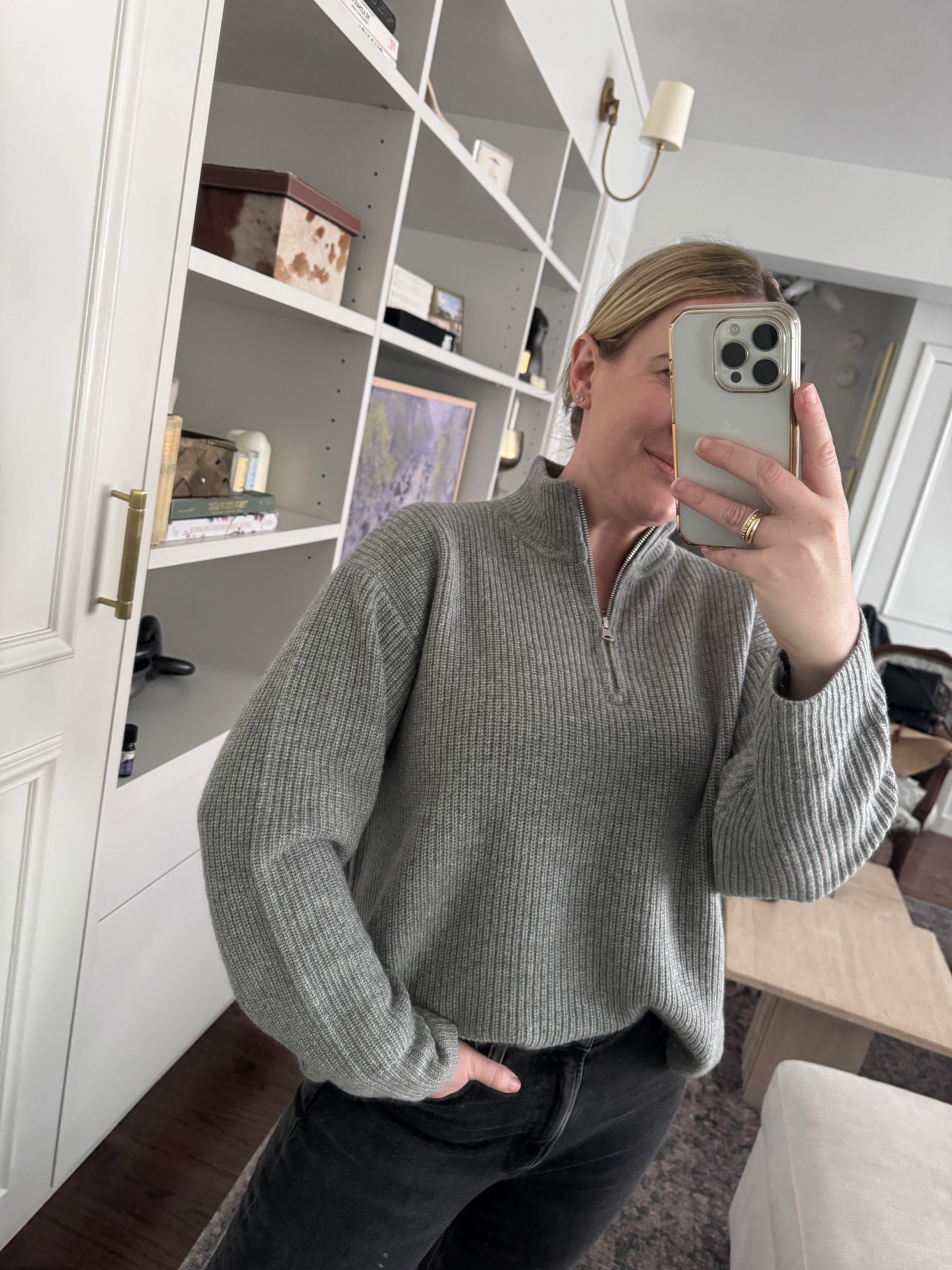 cashmere half zip | Things in My Closet I Can't Wait to Wear This Fall