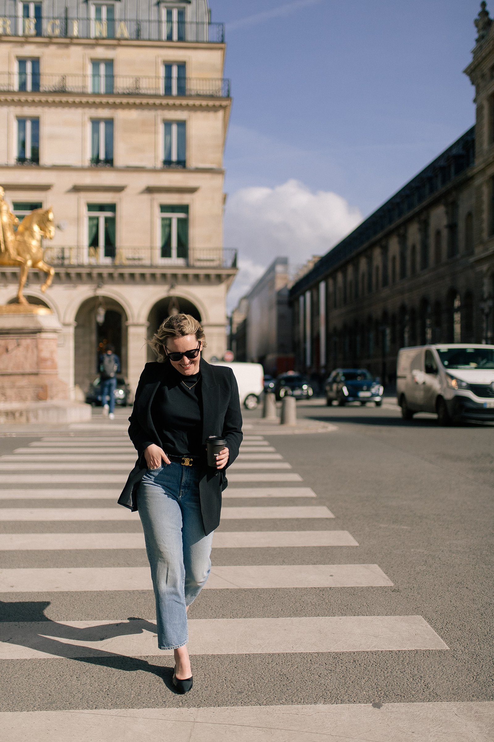 Meghan Donovan jeans and blazer